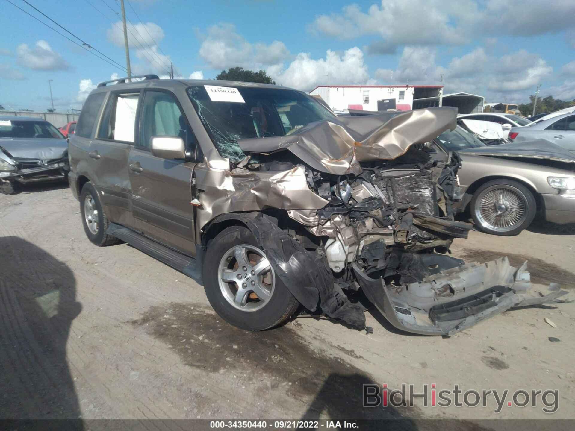 Photo 5FNYF28636B026088 - HONDA PILOT 2006