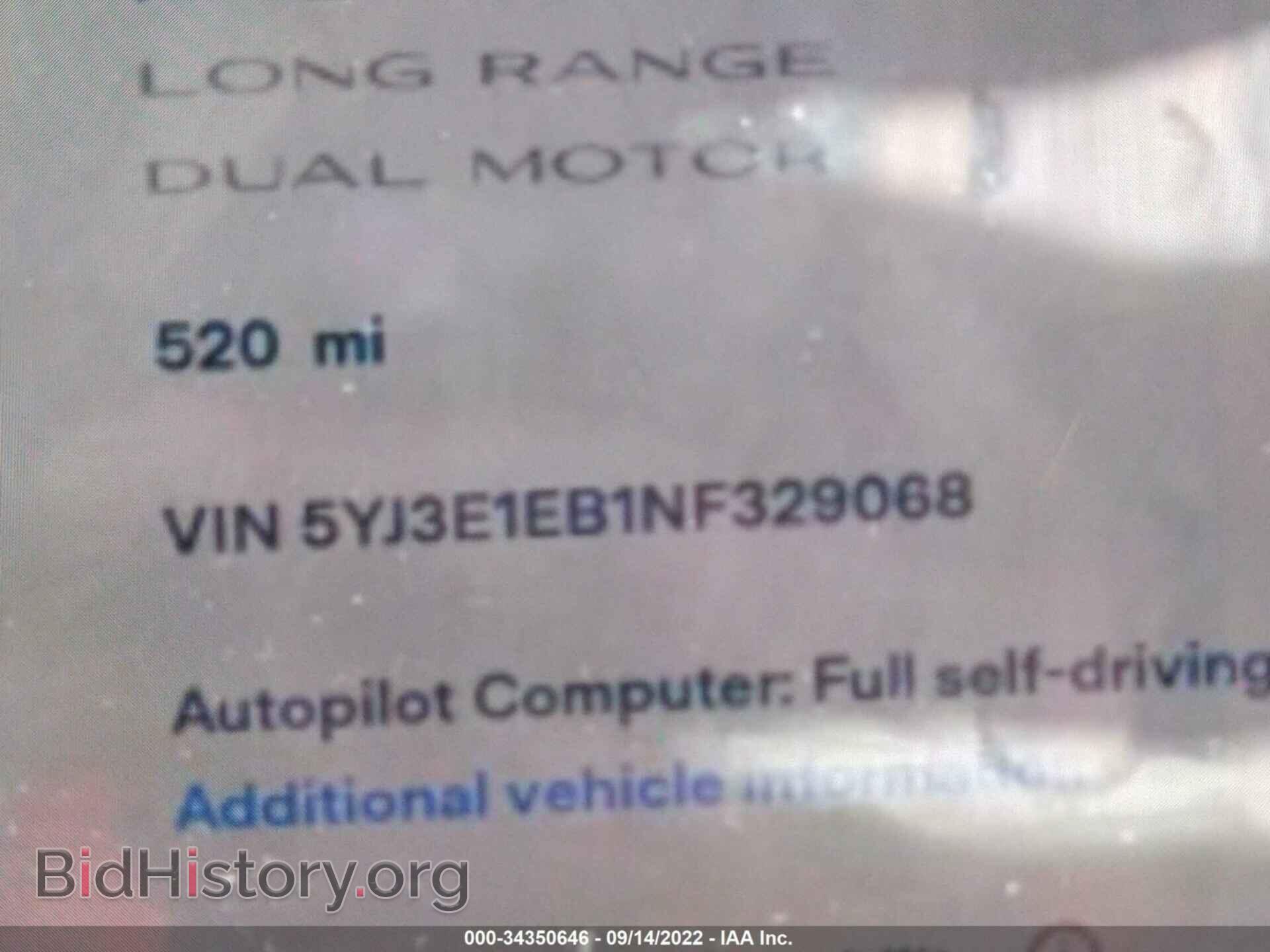 2022 TESLA MODEL 3 - VIN: 5YJ3E1EB1NF329068 - Photo 9