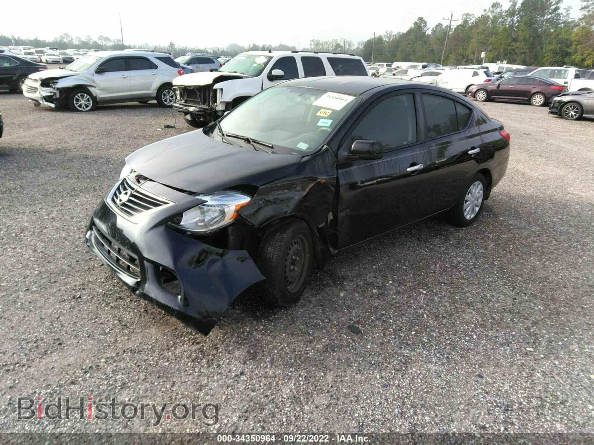 2012 NISSAN VERSA - VIN: 3N1CN7APXCL890164 - Фото 2
