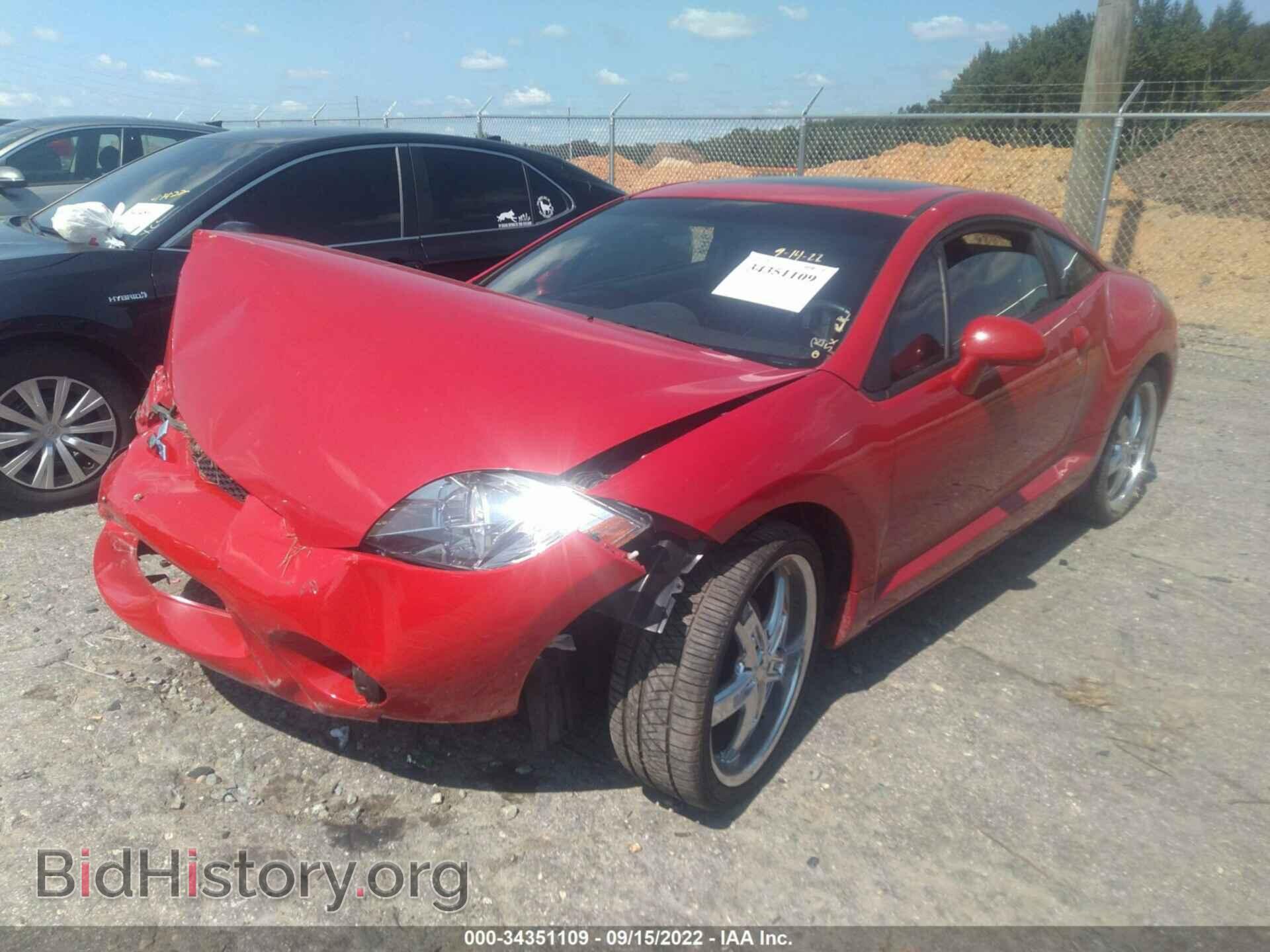 2006 MITSUBISHI ECLIPSE - VIN: 4A3AK24F16E009386 - Photo 2