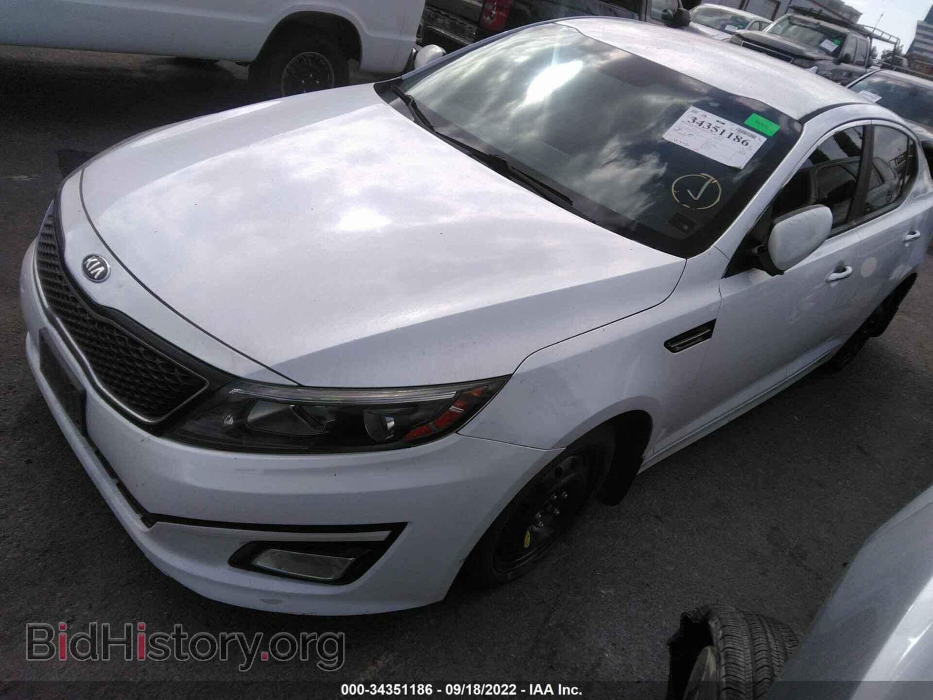 2015 KIA OPTIMA - VIN: KNAGM4A76F5563620 - Фото 2
