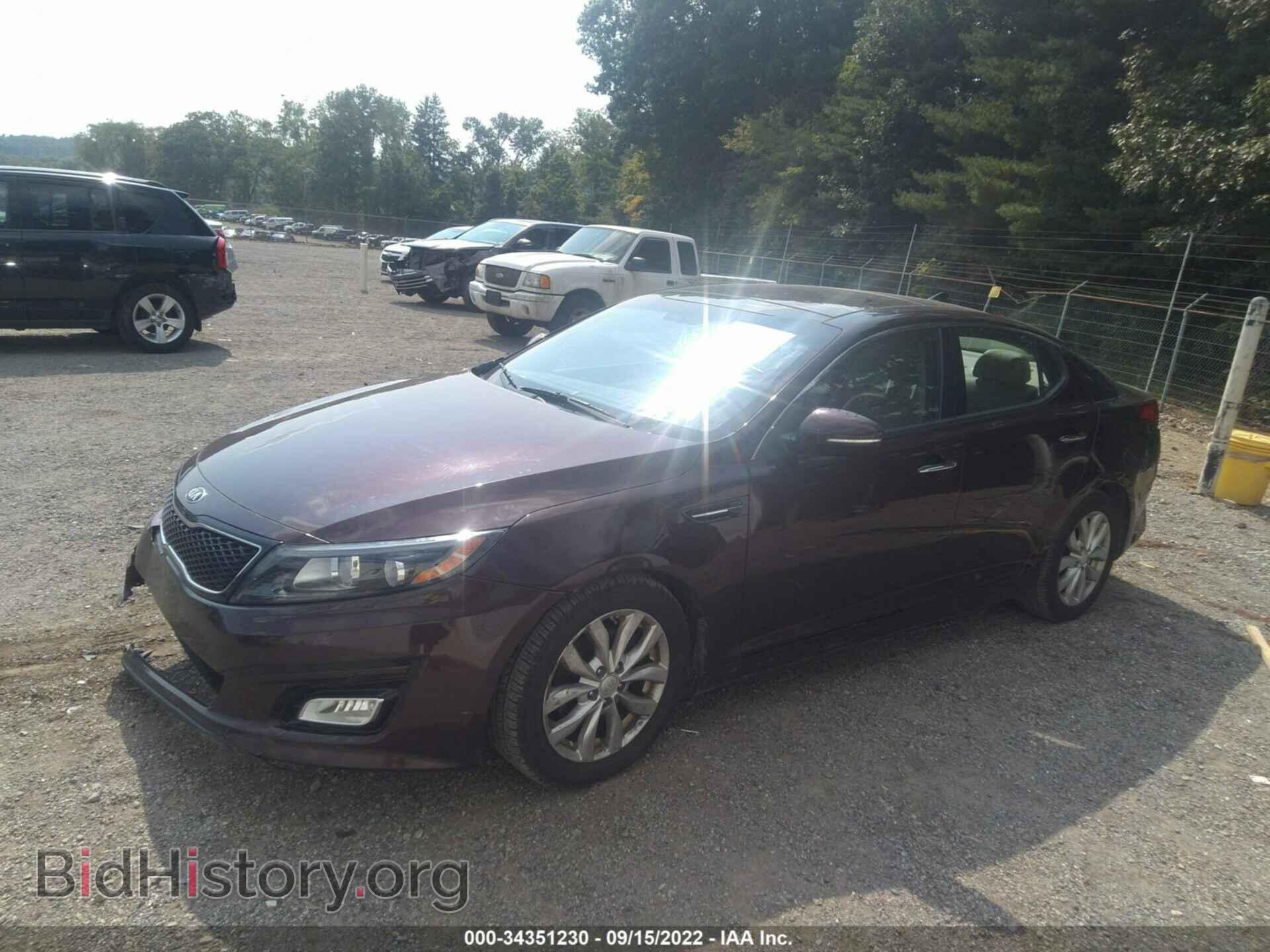 2015 KIA OPTIMA - VIN: 5XXGN4A74FG467870 - Фото 2