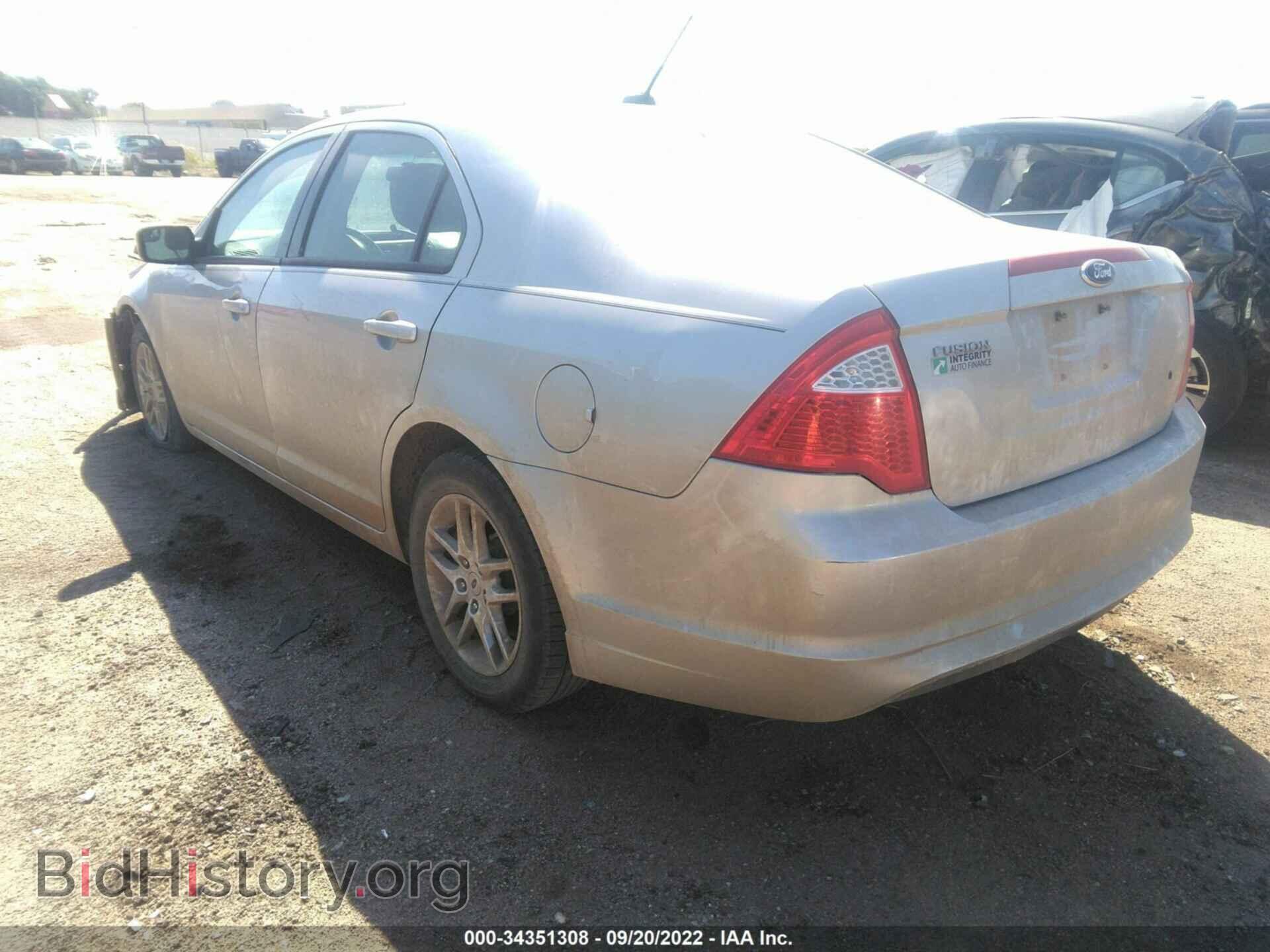 2011 FORD FUSION - VIN: 3FAHP0GA3BR337557 - Photo 3