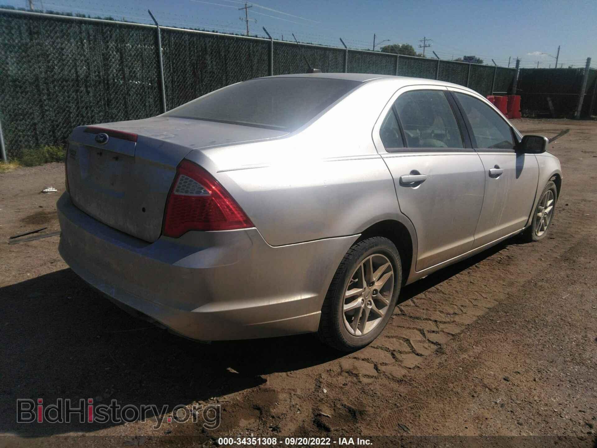2011 FORD FUSION - VIN: 3FAHP0GA3BR337557 - Photo 4