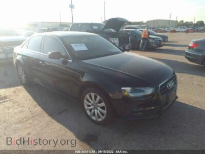 2013 Audi A4 Premium, черный — VIN WAUAFAFL0DN016828, IAAI