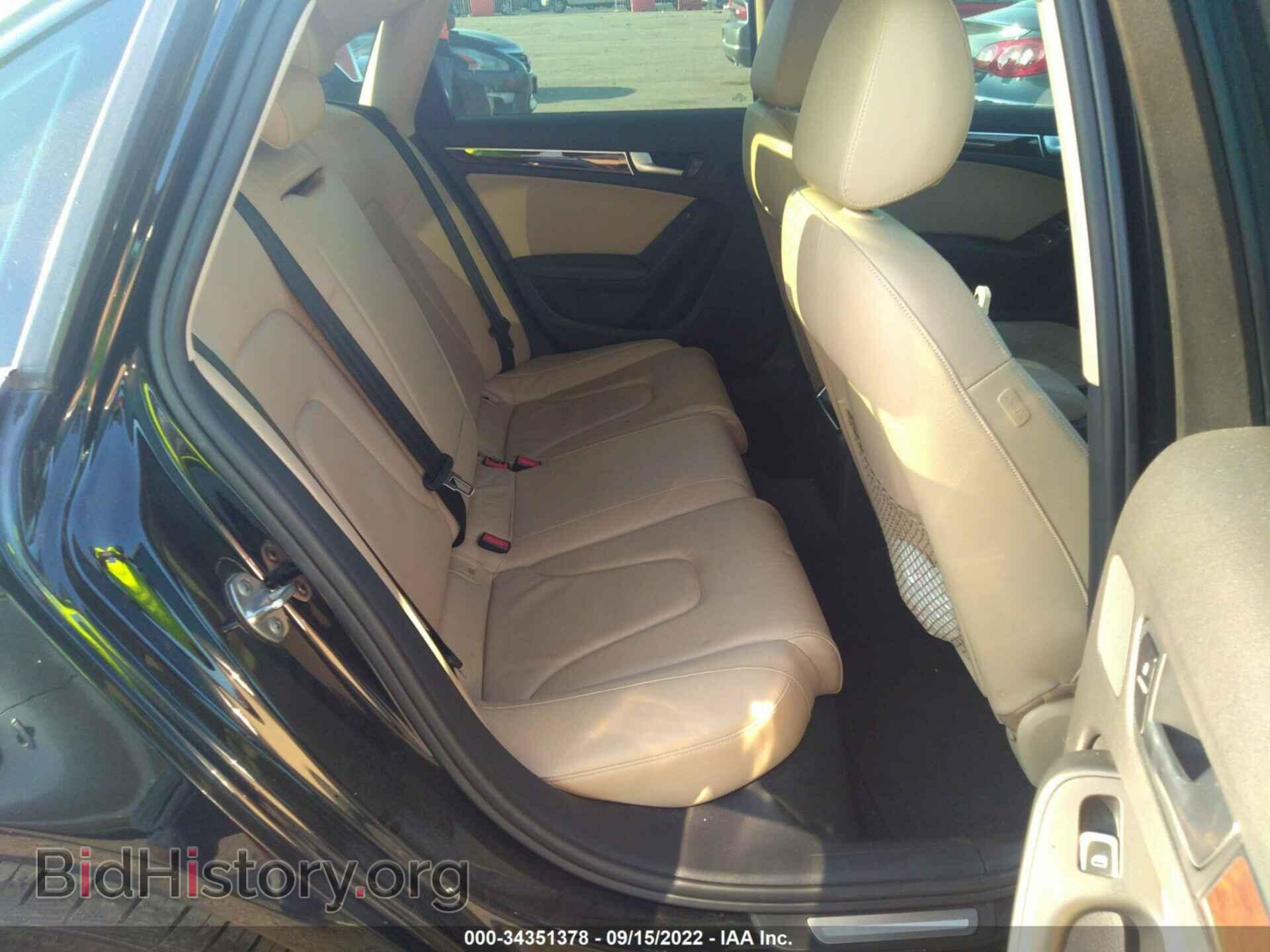 2013 AUDI A4 - VIN: WAUAFAFL0DN016828 - Photo 8