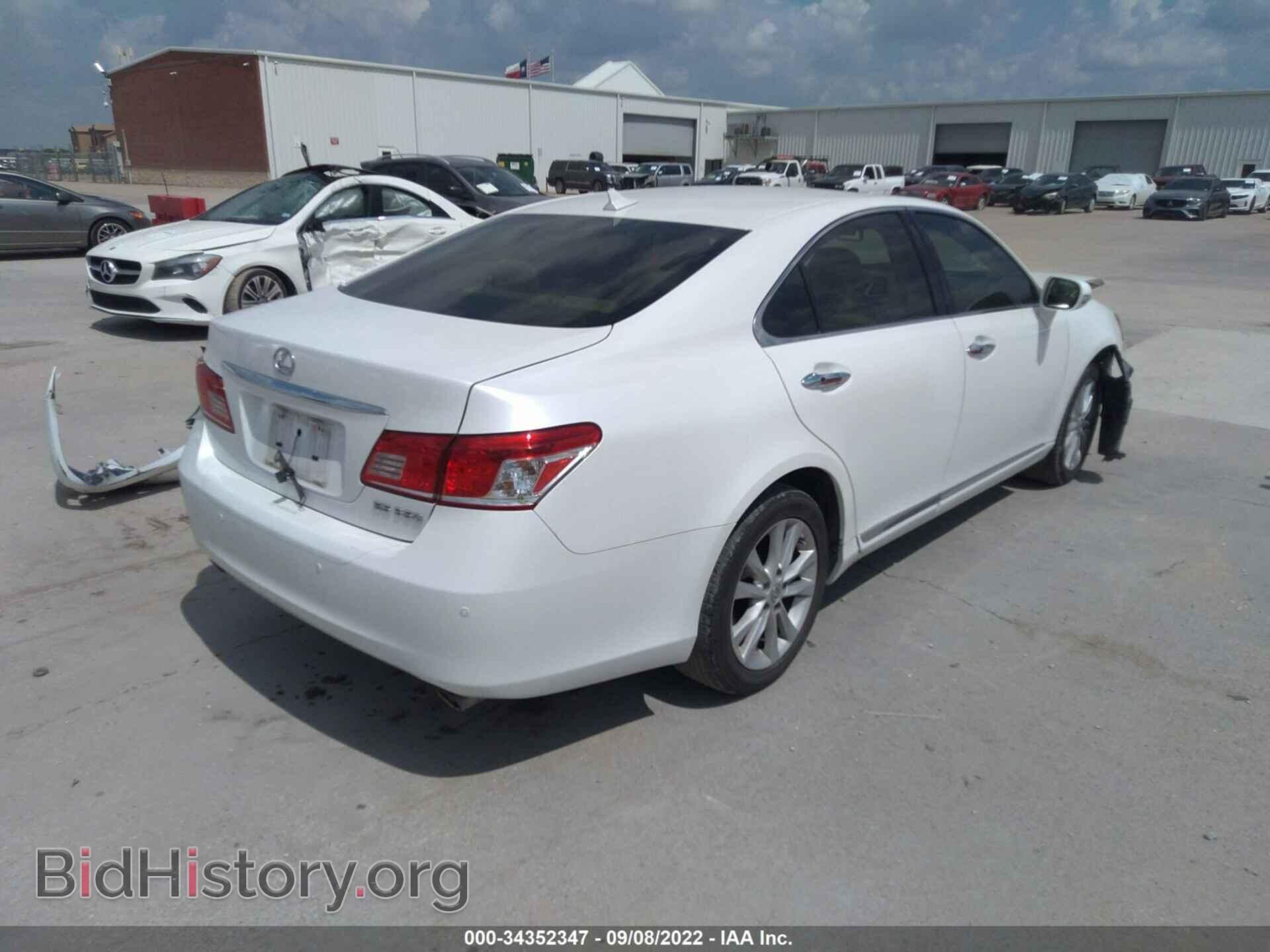 2012 LEXUS ES 350 - VIN: JTHBK1EG2C2504426 - Фото 4