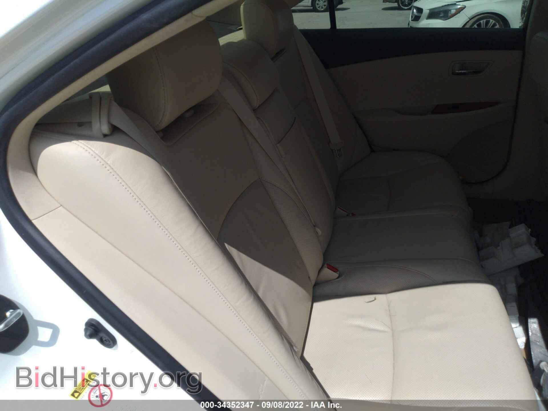 2012 LEXUS ES 350 - VIN: JTHBK1EG2C2504426 - Фото 8