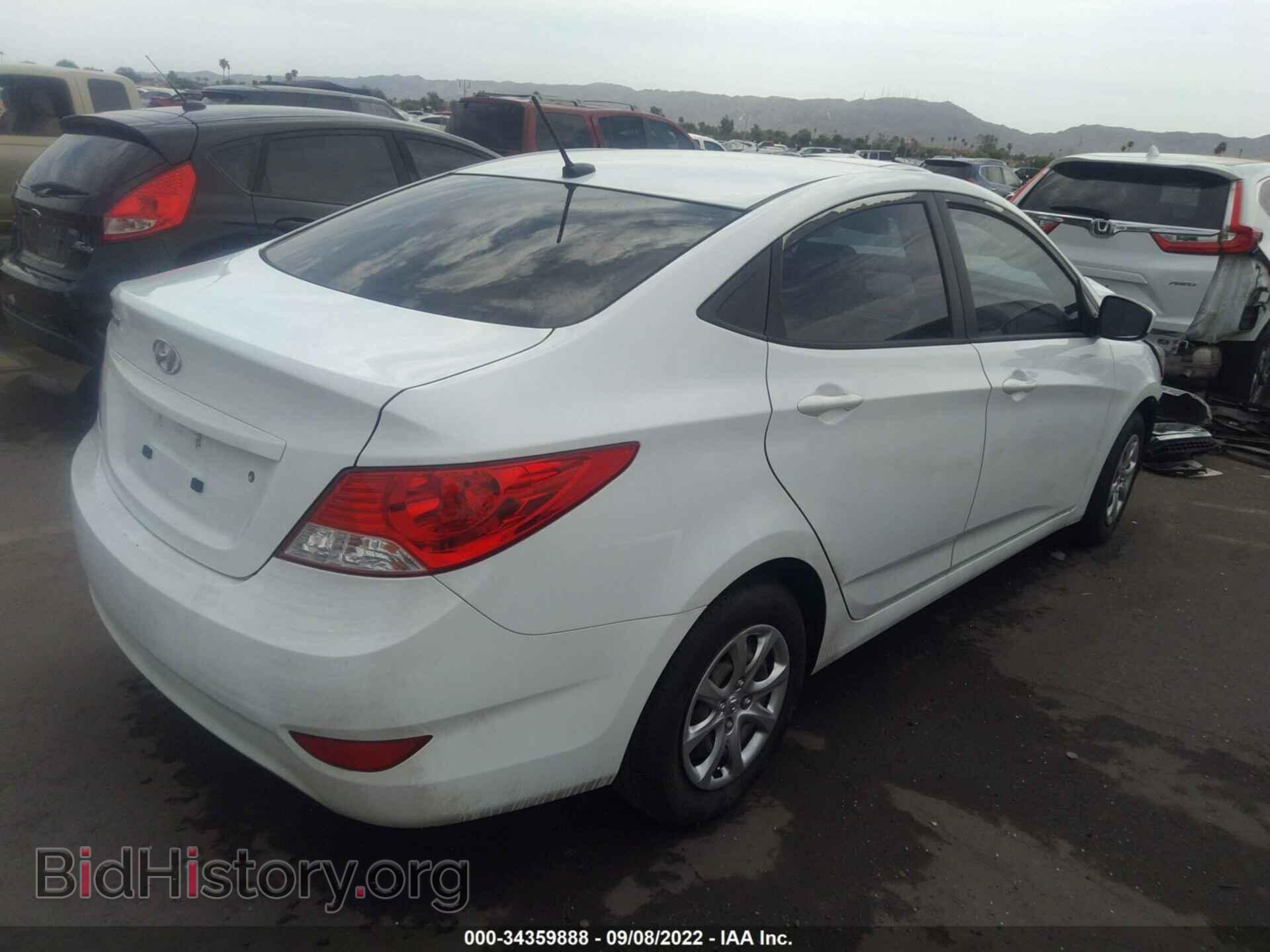 2013 HYUNDAI ACCENT - VIN: KMHCT4AE1DU480839 - Фото 4
