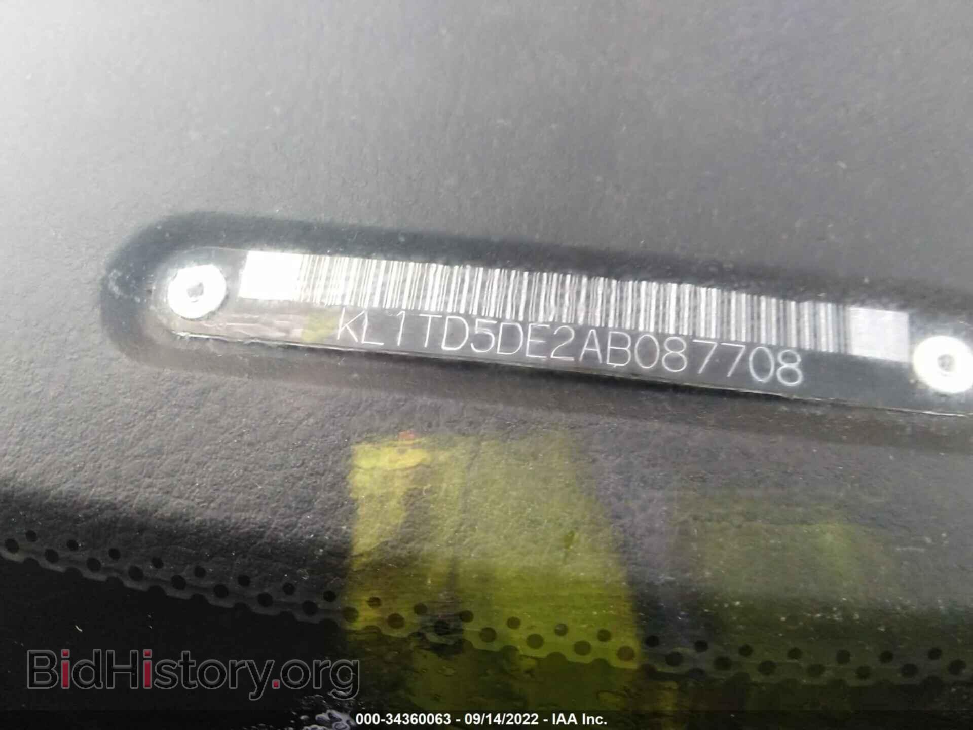 2010 CHEVROLET AVEO - VIN: KL1TD5DE2AB087708 - Фото 9