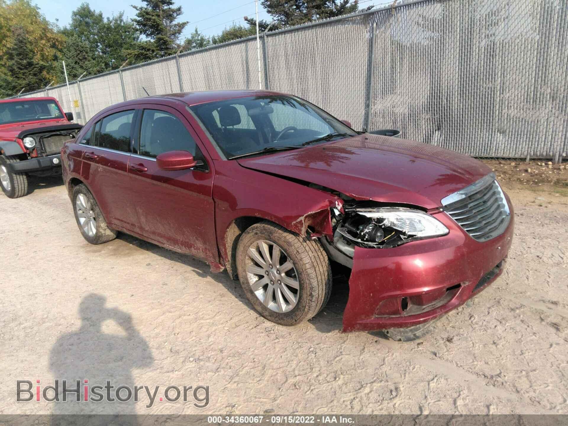 Фотография 1C3CCBBB4CN150543 - CHRYSLER 200 2012