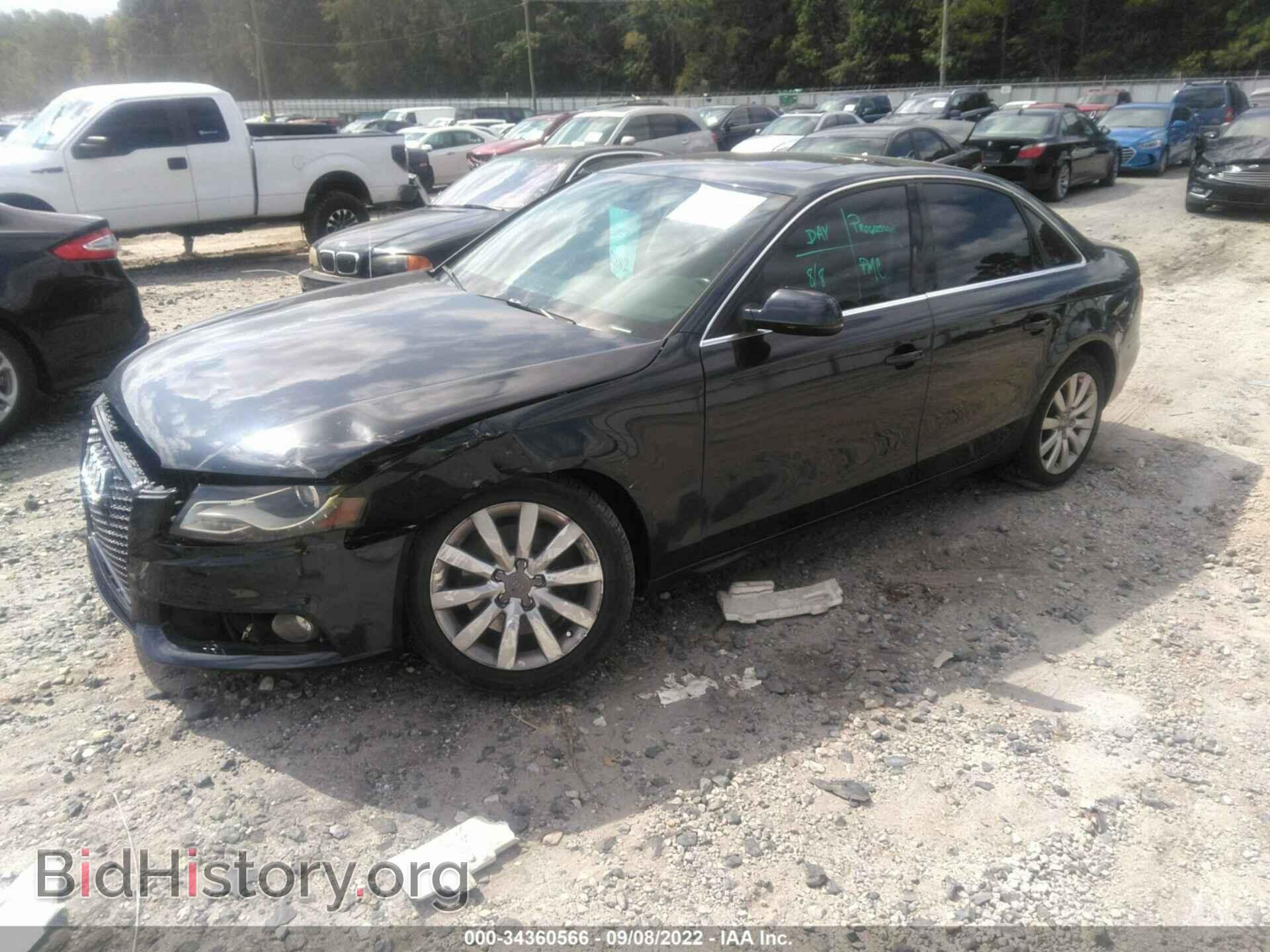 2012 AUDI A4 - VIN: WAUAFAFL7CN002245 - Фото 2