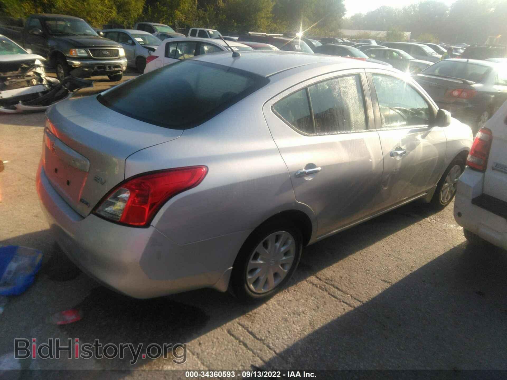 2012 NISSAN VERSA - VIN: 3N1CN7AP4CL904544 - Фото 4