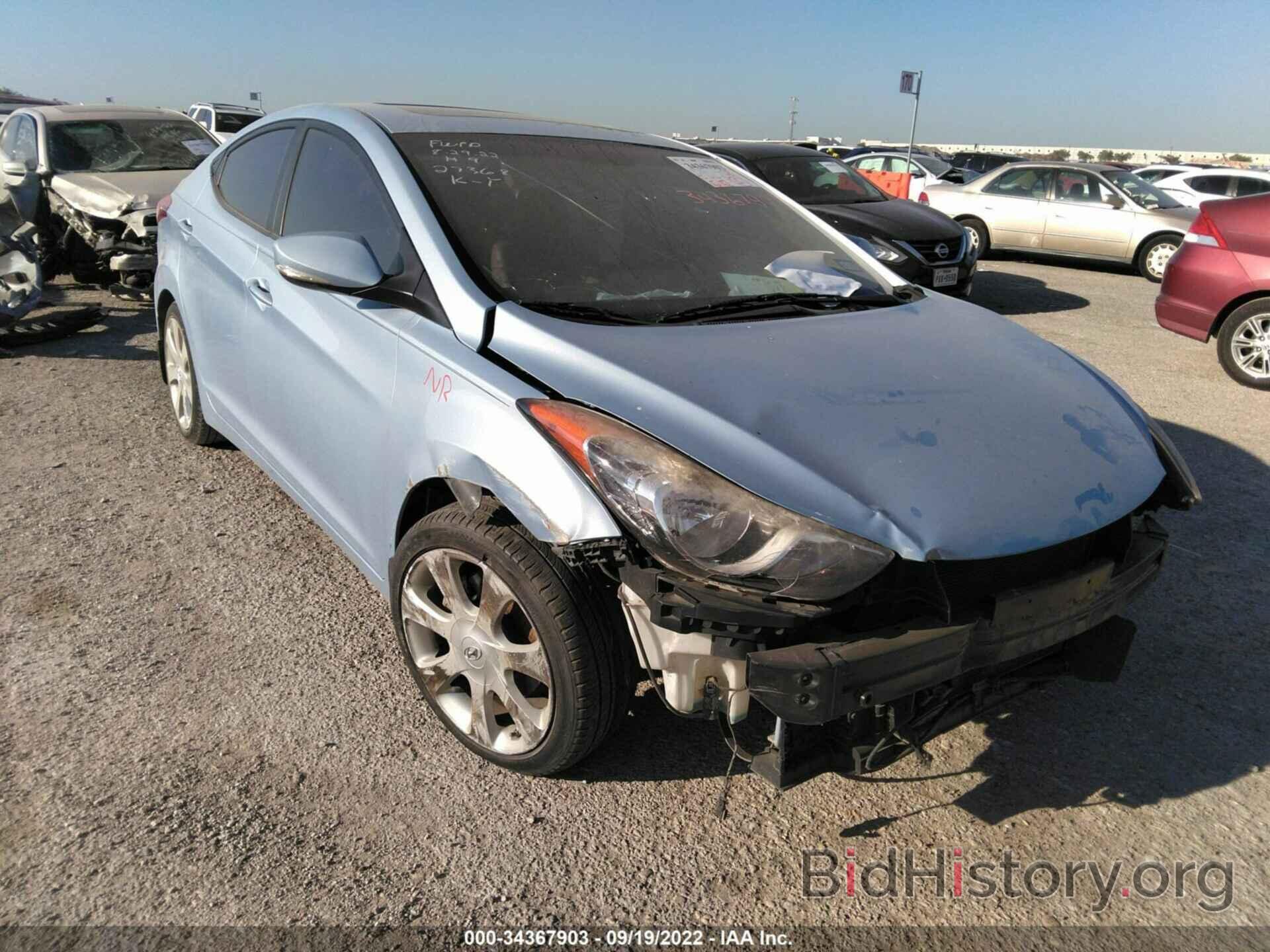 Photo KMHDH4AE1BU165381 - HYUNDAI ELANTRA 2011