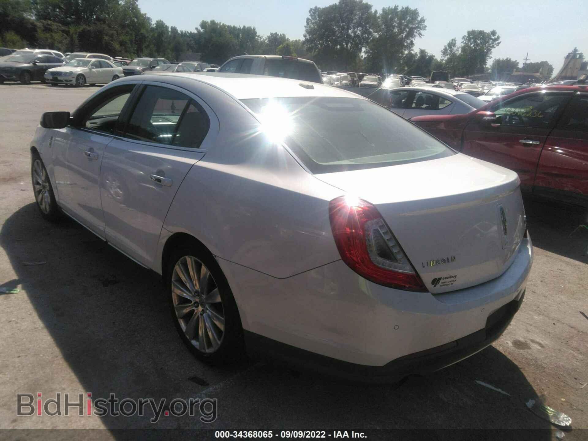 2013 LINCOLN MKS - VIN: 1LNHL9FT2DG615805 - Фото 3