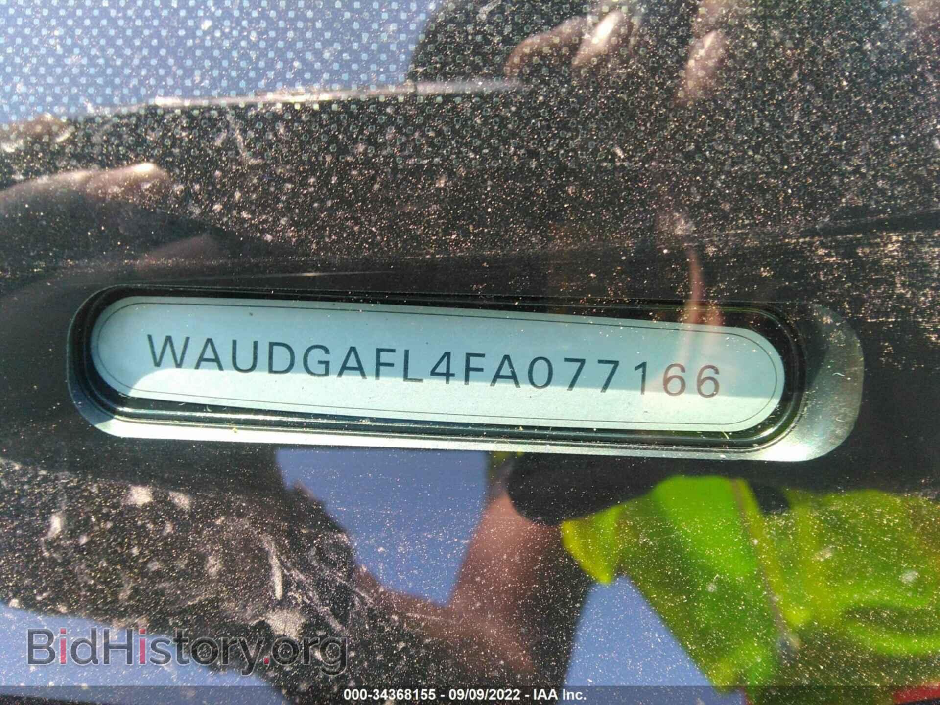 2015 AUDI S4 - VIN: WAUDGAFL4FA077166 - Фото 9