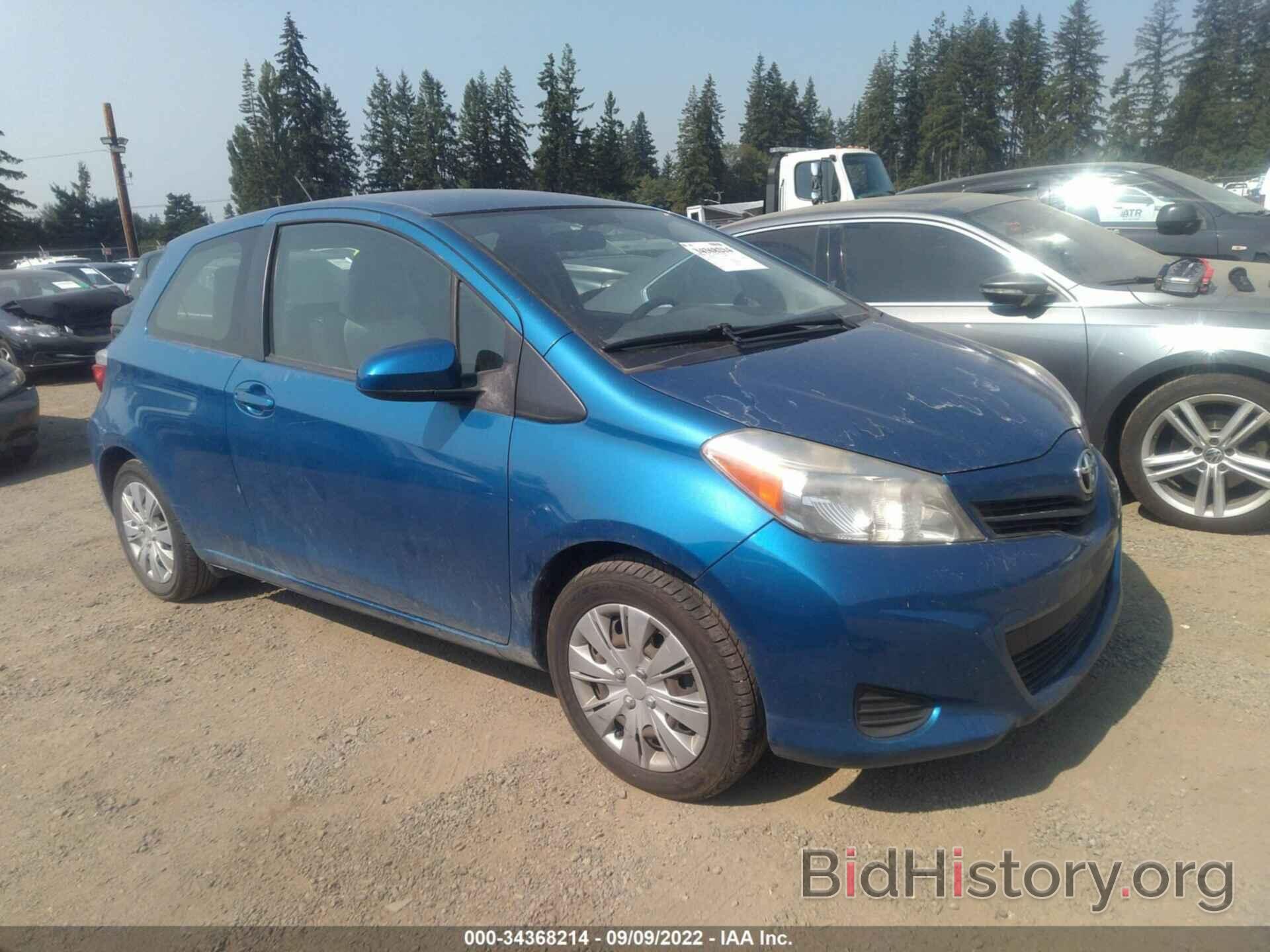 Photo JTDJTUD39CD514336 - TOYOTA YARIS 2012