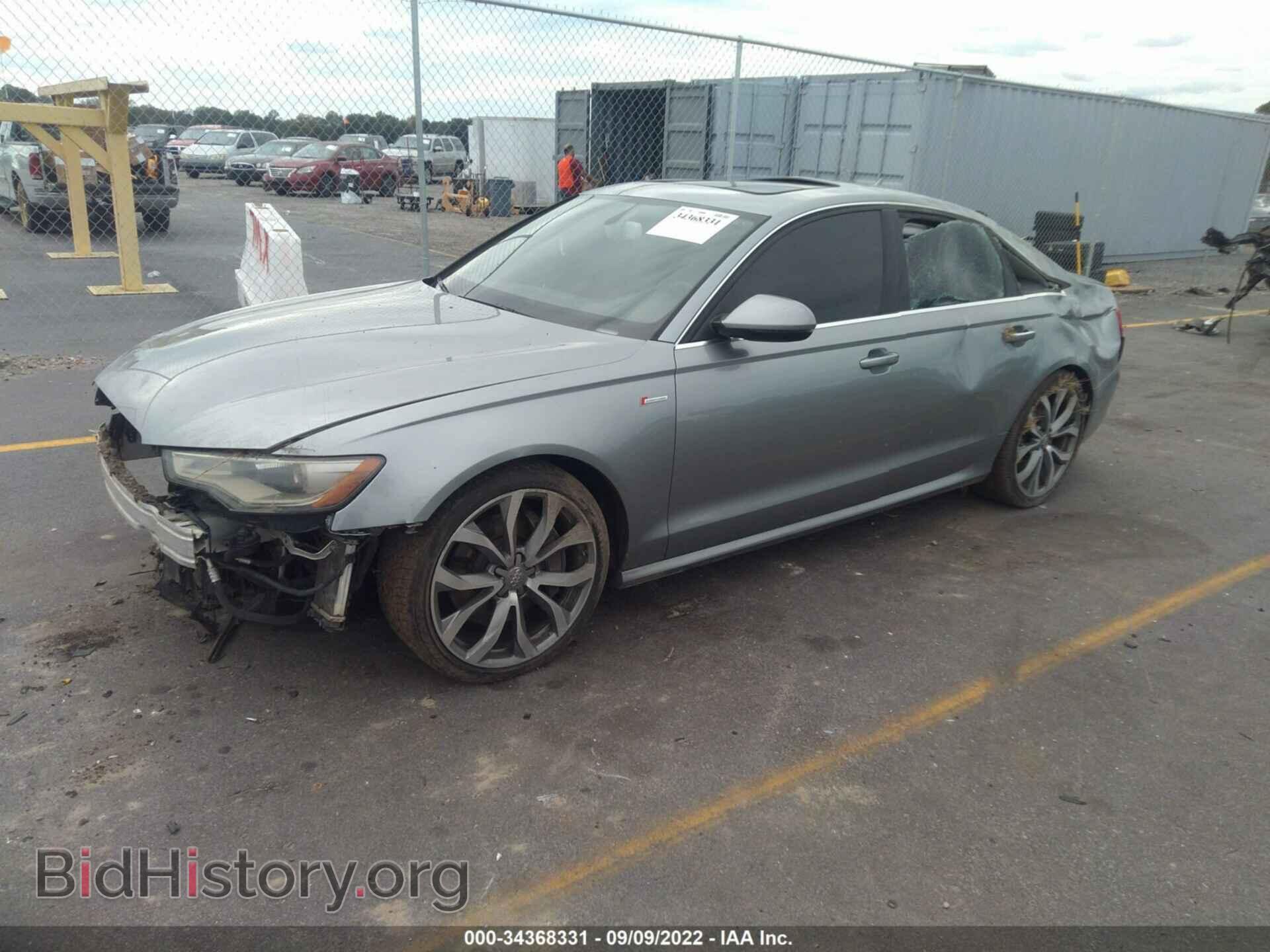 2012 AUDI A6 - VIN: WAUHGAFC5CN141348 - Фото 2