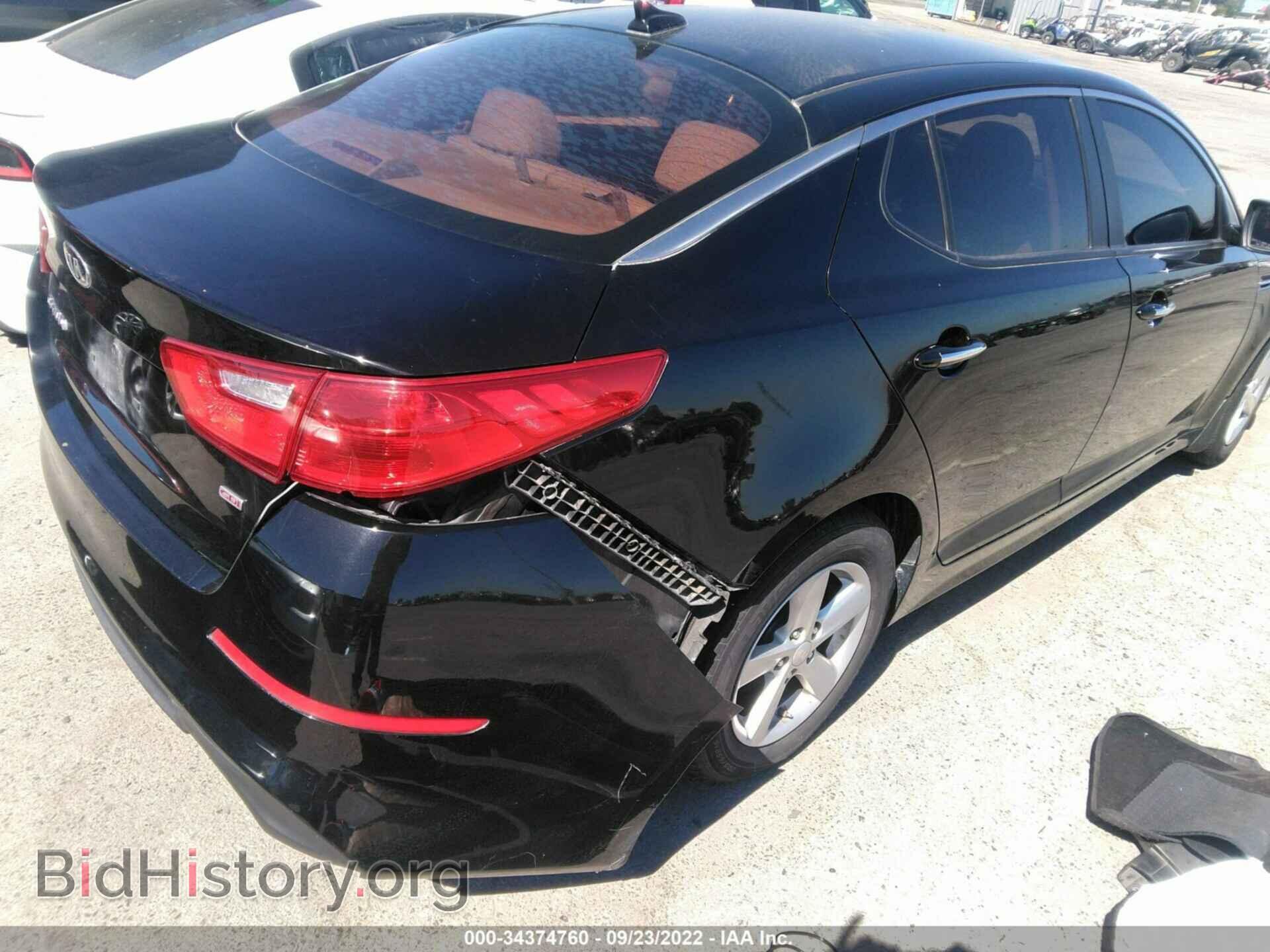 2015 KIA OPTIMA - VIN: KNAGM4A72F5662547 - Photo 4
