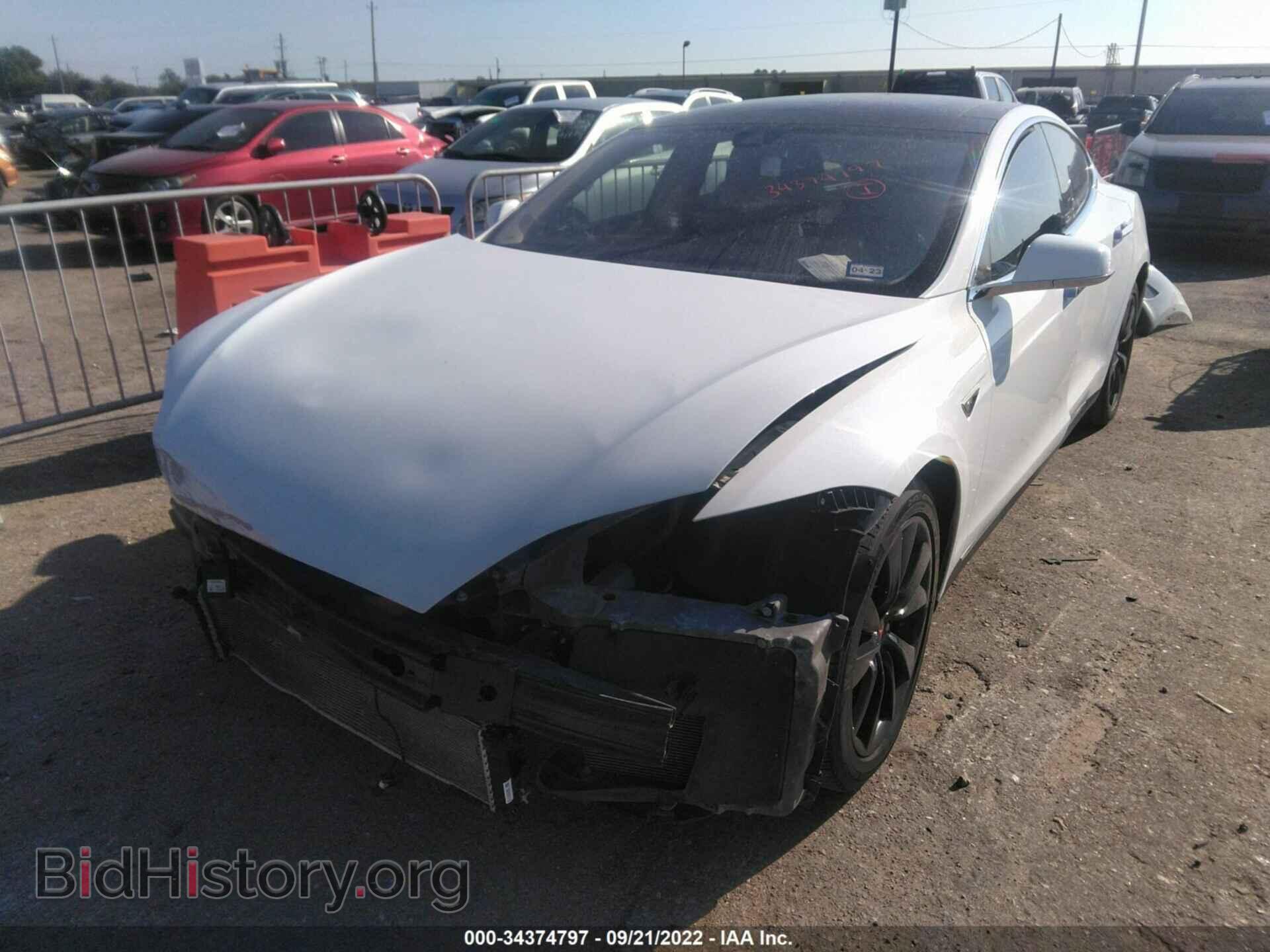 2015 TESLA MODEL S - VIN: 5YJSA1S19FFP77076 - Фото 2