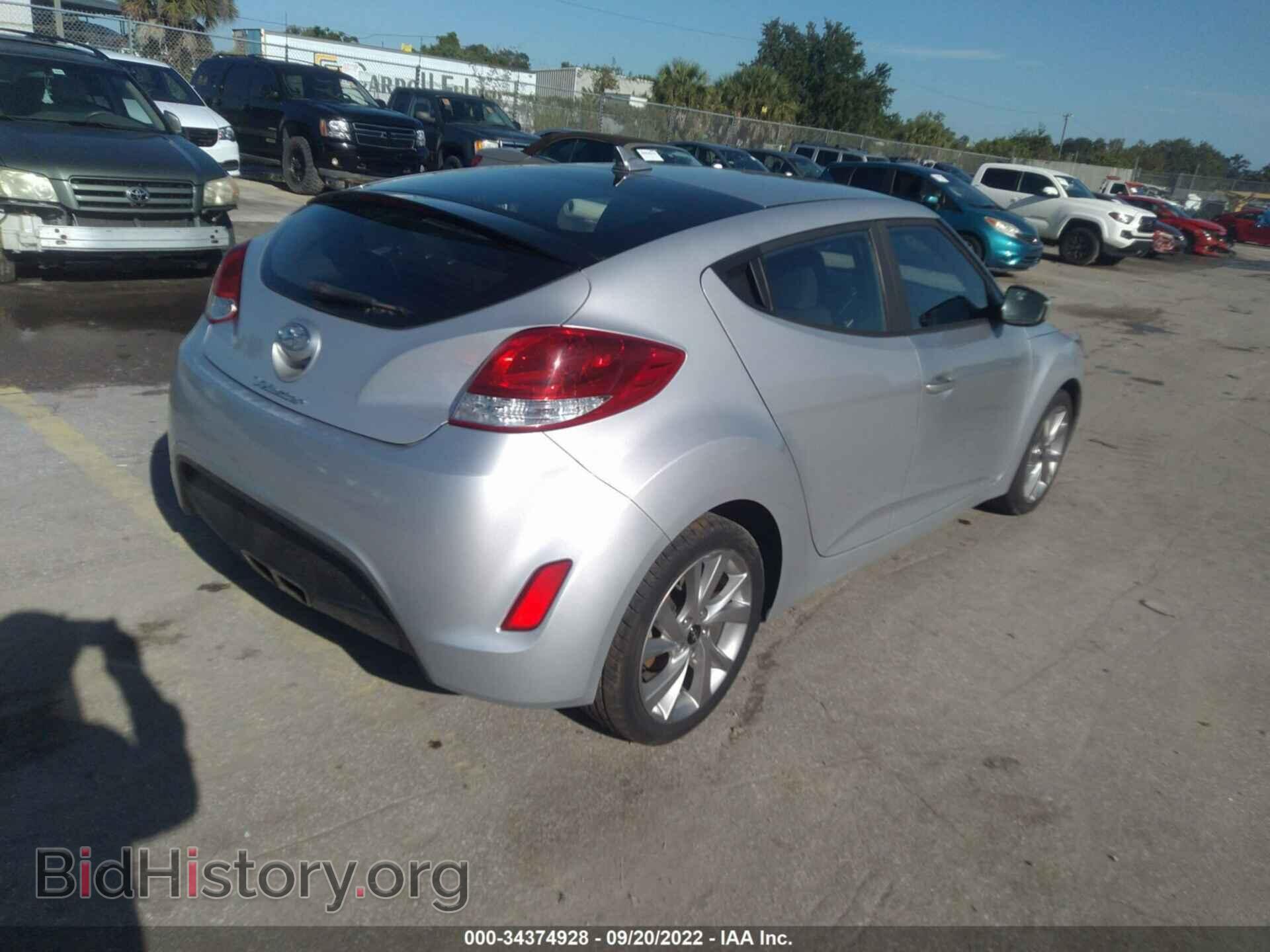 2017 HYUNDAI VELOSTER - VIN: KMHTC6AD1HU307797 - Фото 4