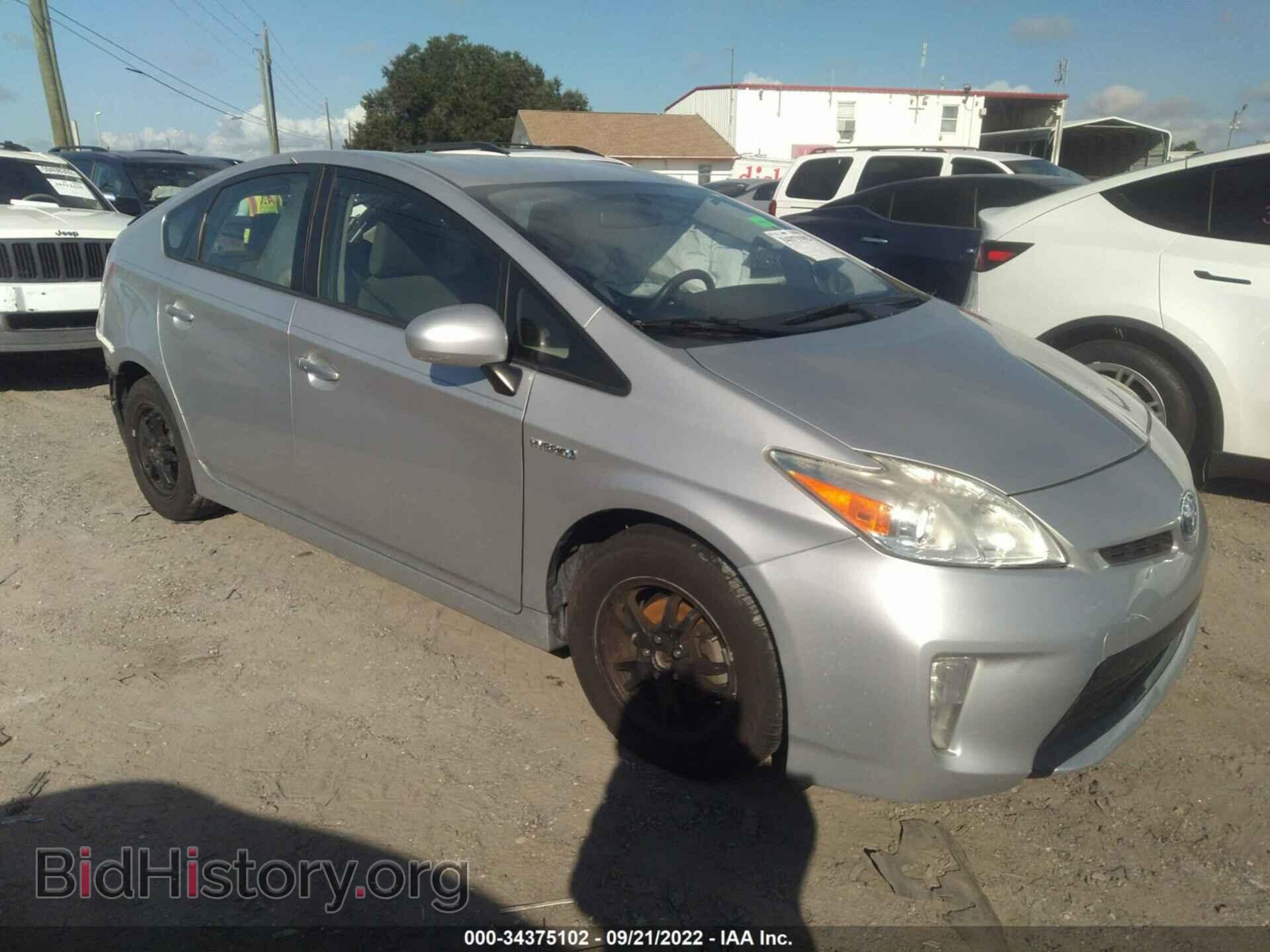 Фотография JTDKN3DU1E0372995 - TOYOTA PRIUS 2014