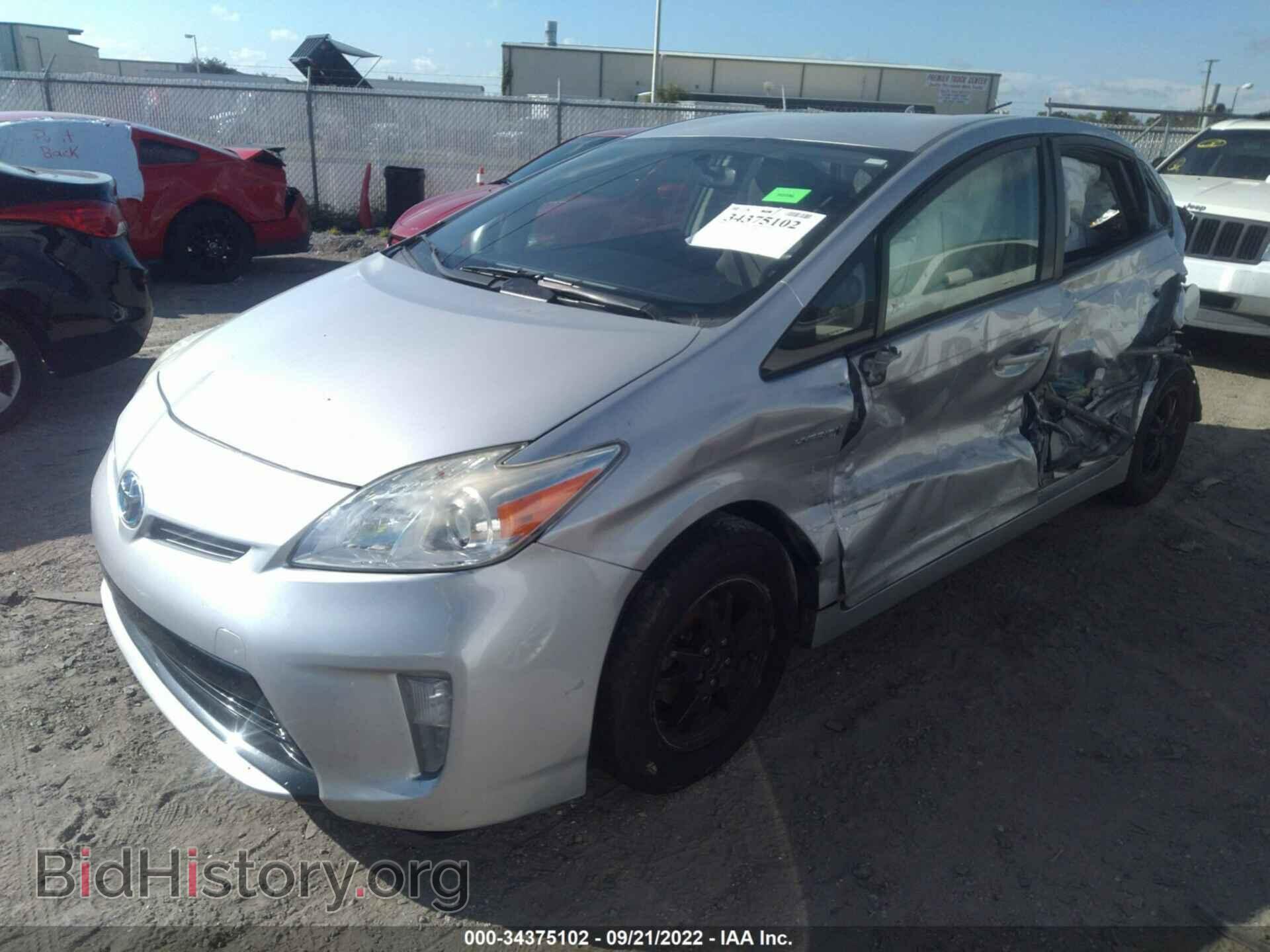 2014 TOYOTA PRIUS - VIN: JTDKN3DU1E0372995 - Фото 2
