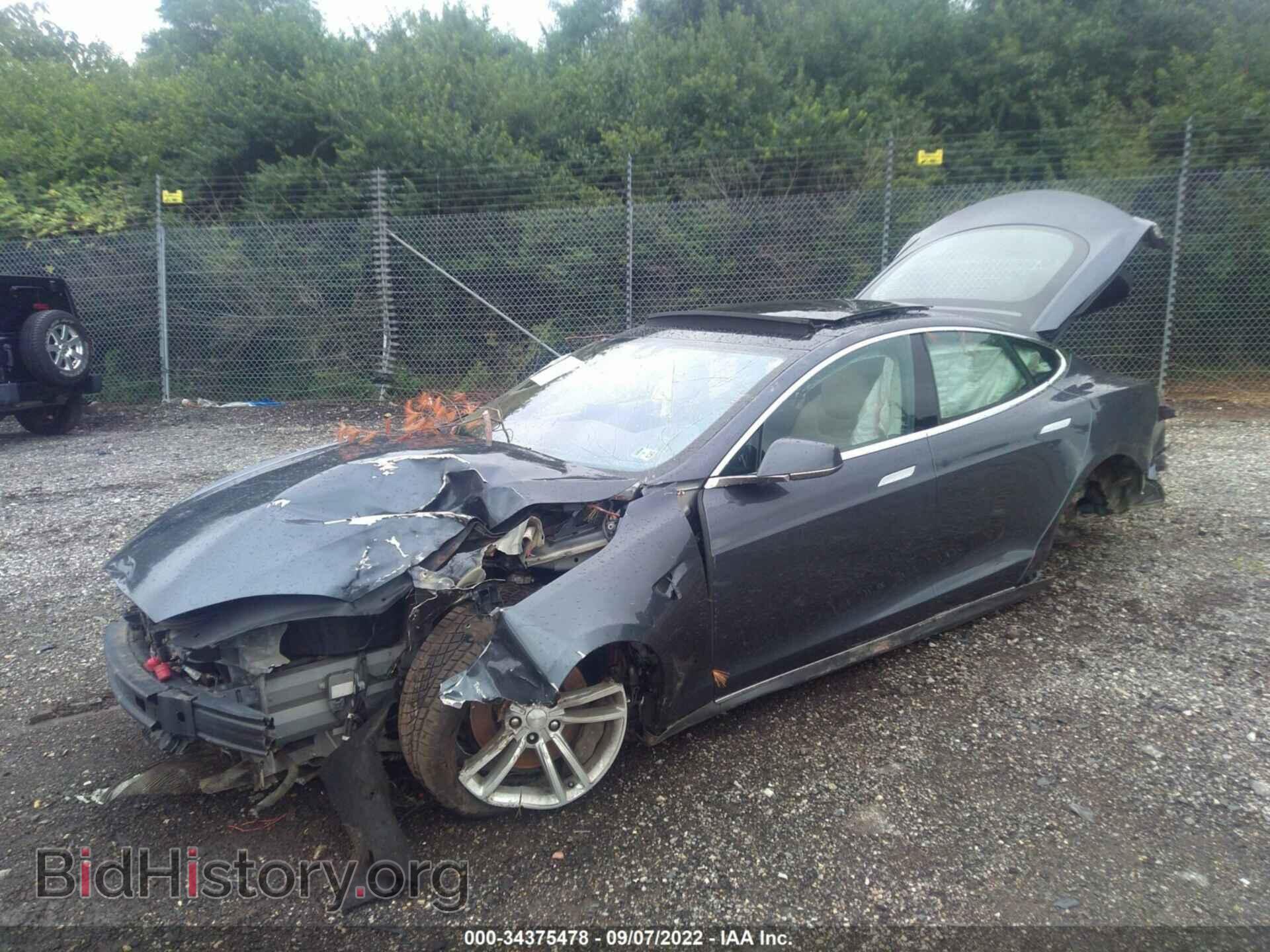 2014 TESLA MODEL S - VIN: 5YJSA1H13EFP54821 - Photo 2