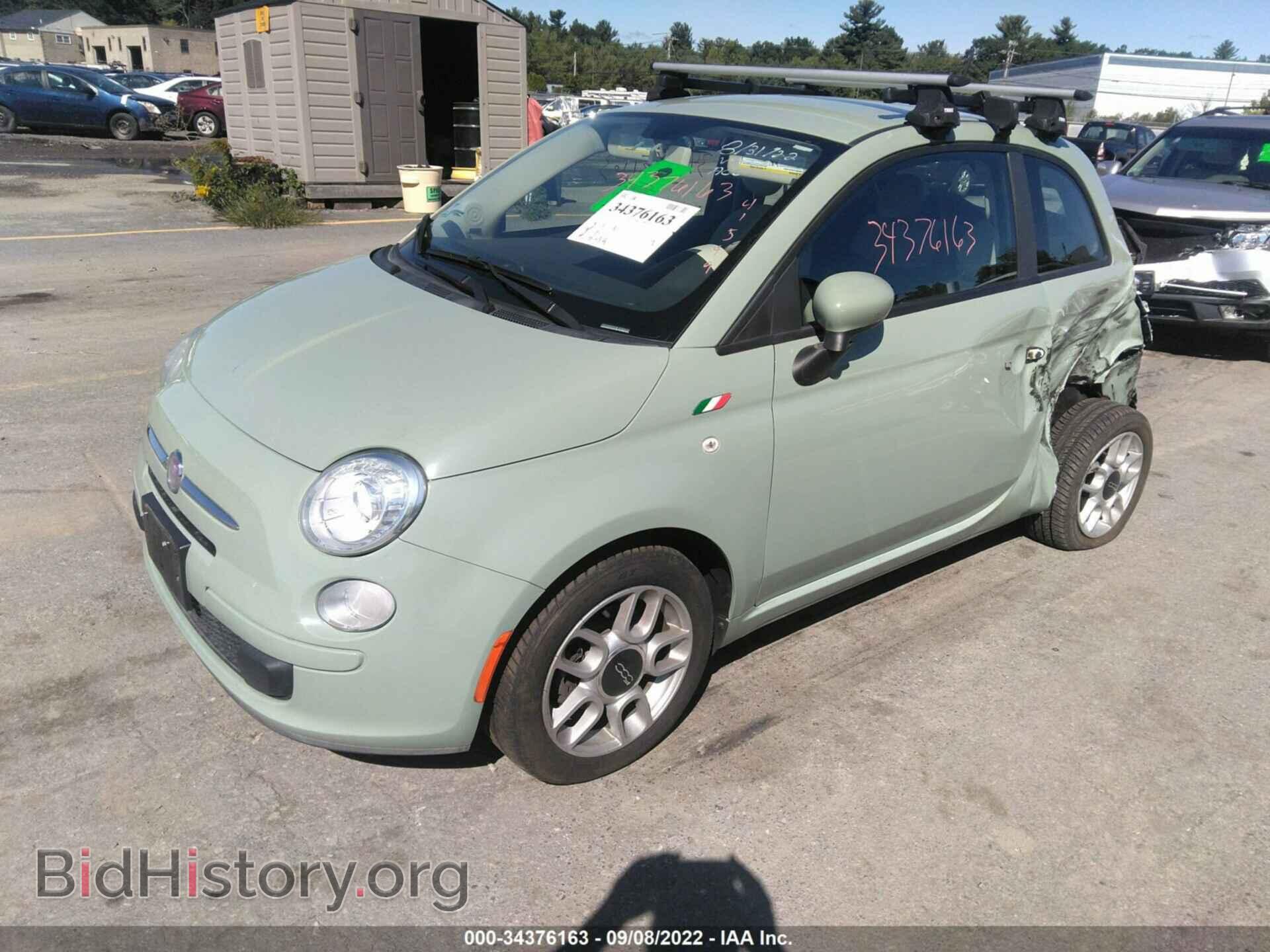 2012 FIAT 500 - VIN: 3C3CFFAR4CT384288 - Фото 2