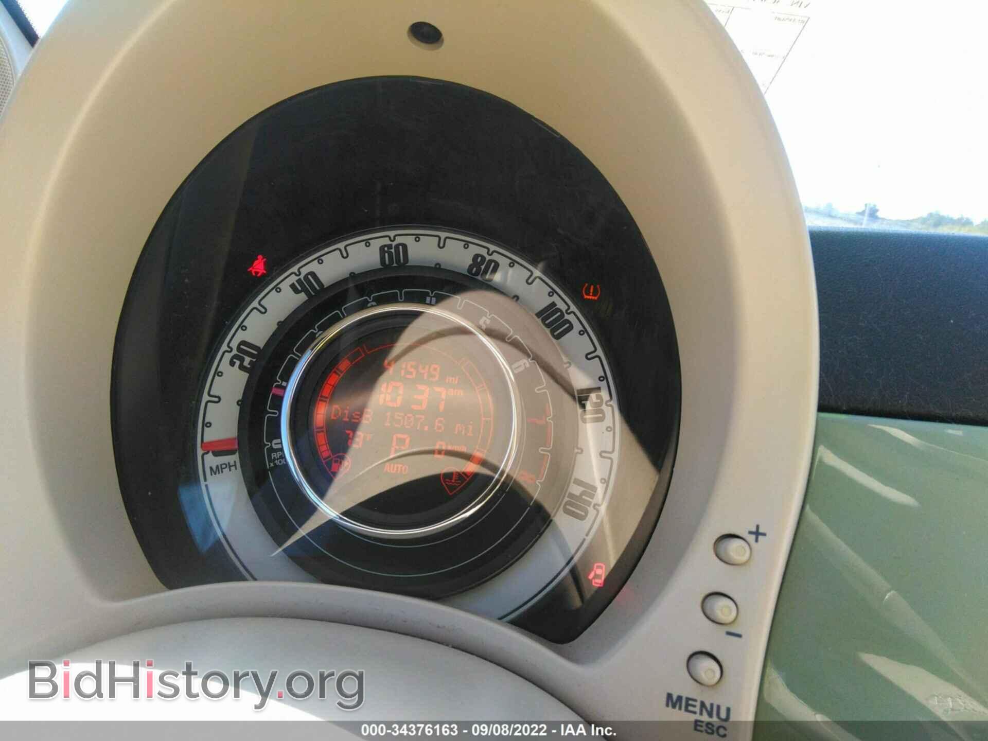 2012 FIAT 500 - VIN: 3C3CFFAR4CT384288 - Фото 7
