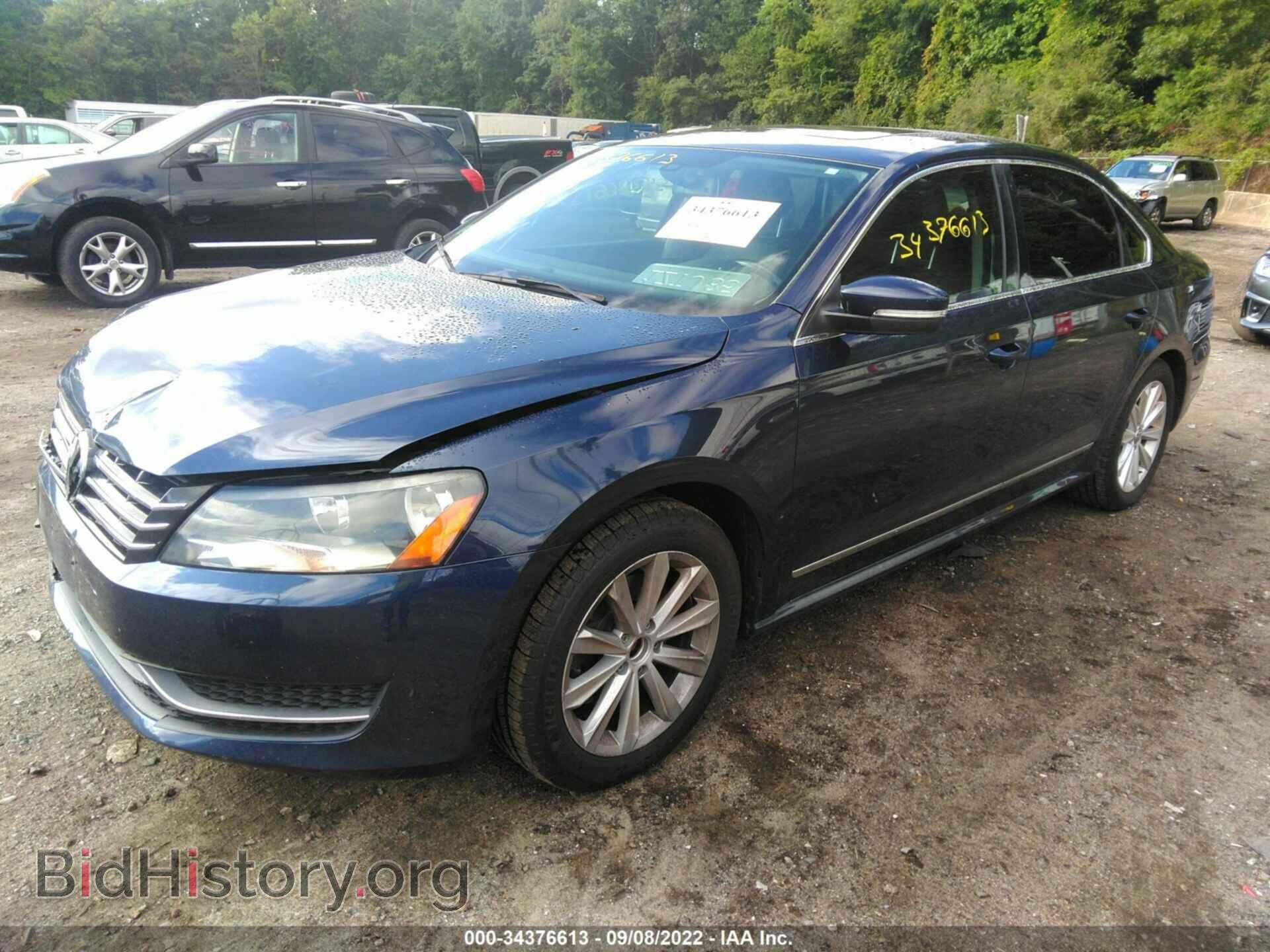 2013 VOLKSWAGEN PASSAT - VIN: 1VWCH7A33DC129309 - Фото 2