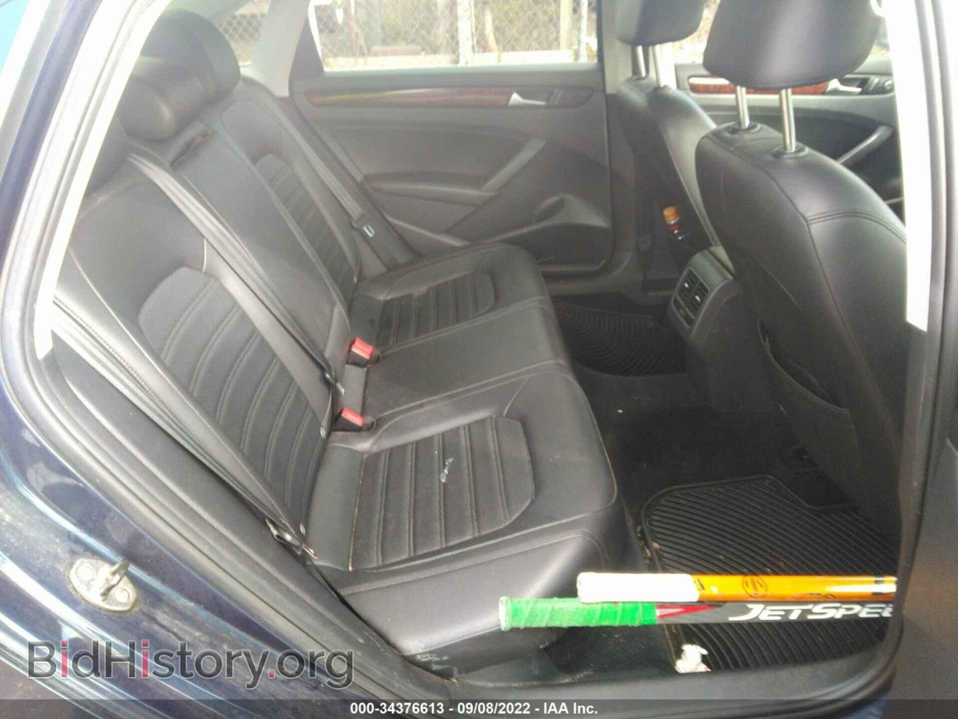 2013 VOLKSWAGEN PASSAT - VIN: 1VWCH7A33DC129309 - Фото 8