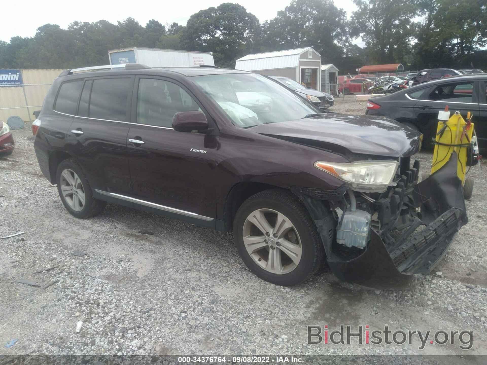 Photo 5TDDK3EH9DS185826 - TOYOTA HIGHLANDER 2013