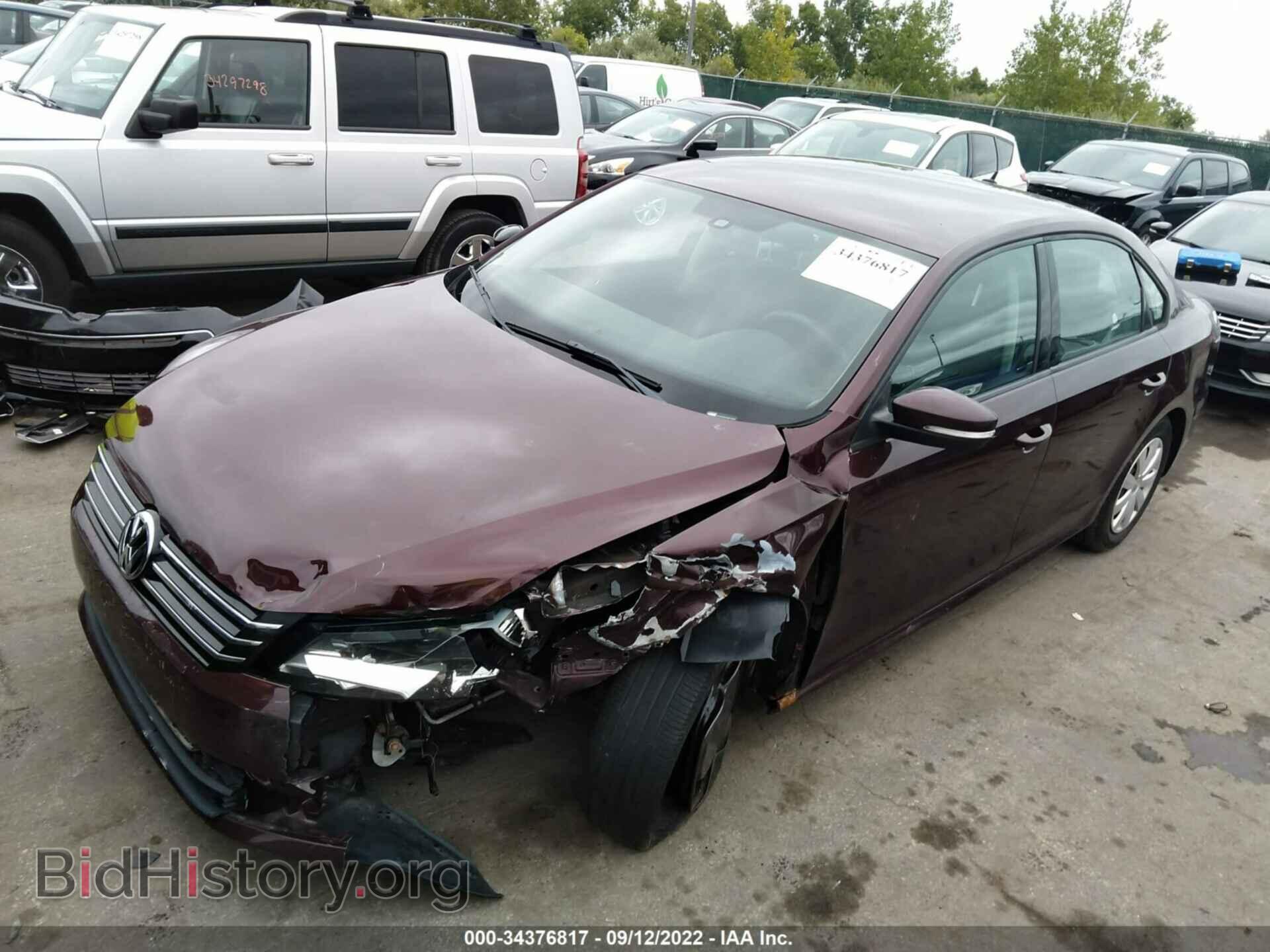 2013 VOLKSWAGEN PASSAT - VIN: 1VWAP7A32DC081389 - Фото 2