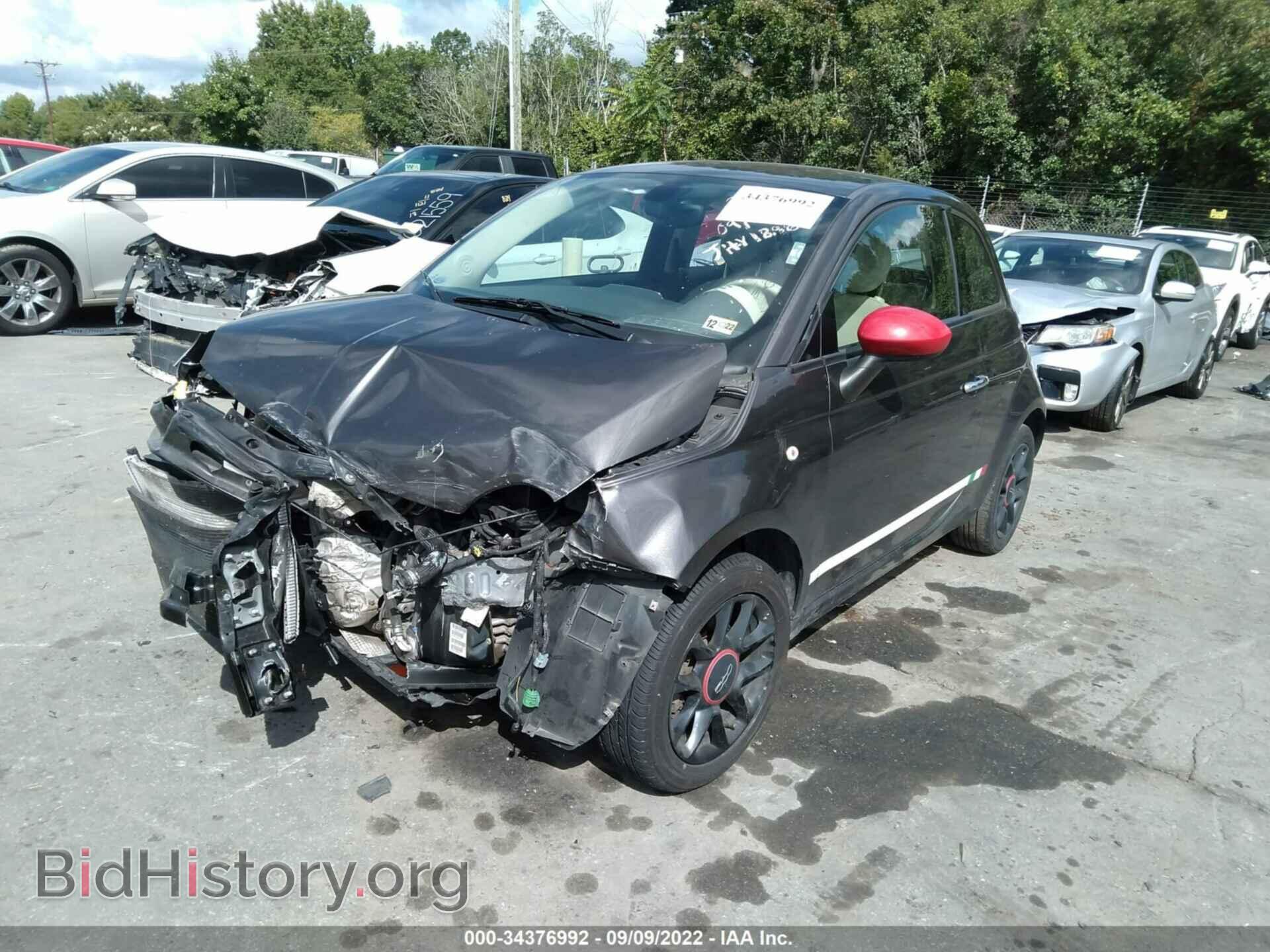 2016 FIAT 500 - VIN: 3C3CFFAR4GT229889 - Фото 2