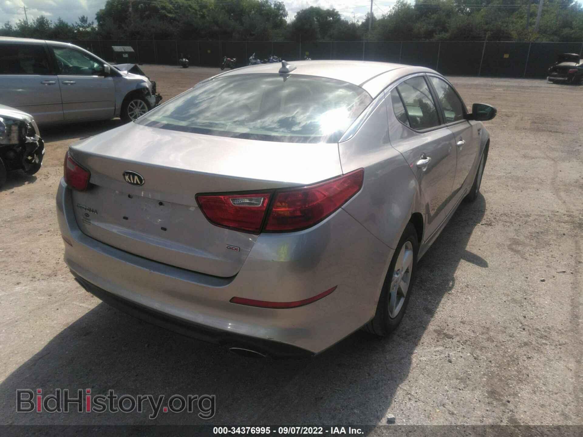 2015 KIA OPTIMA - VIN: KNAGM4A73F5544622 - Фото 4