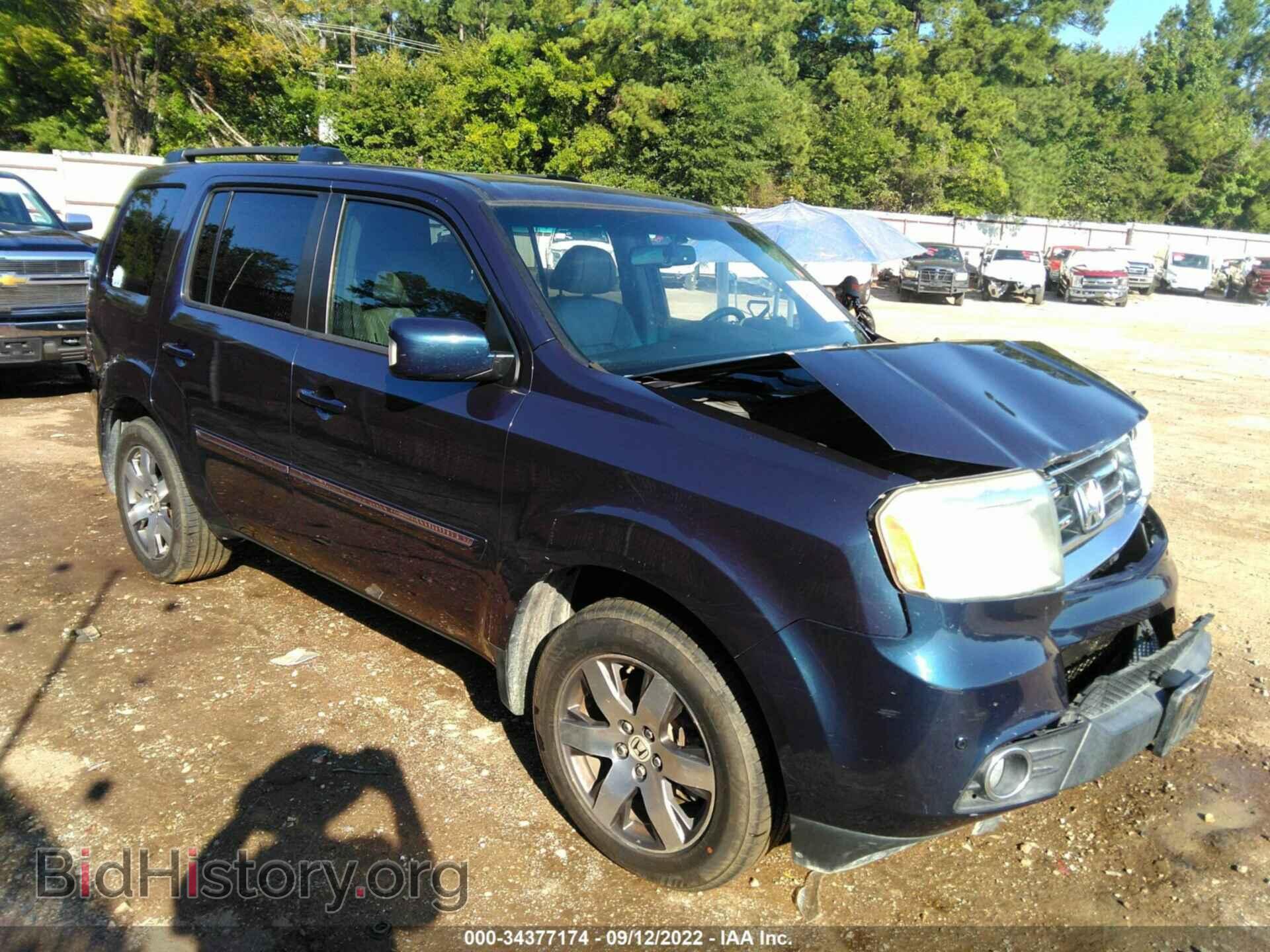 Фотография 5FNYF3H96CB011631 - HONDA PILOT 2012