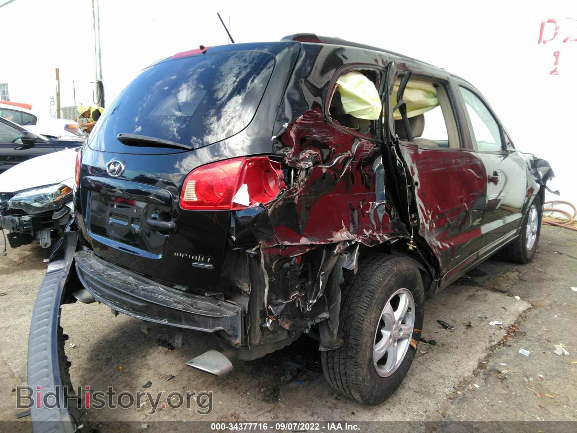 2007 HYUNDAI SANTA FE - VIN: 5NMSG73DX7H012159 - Фото 4