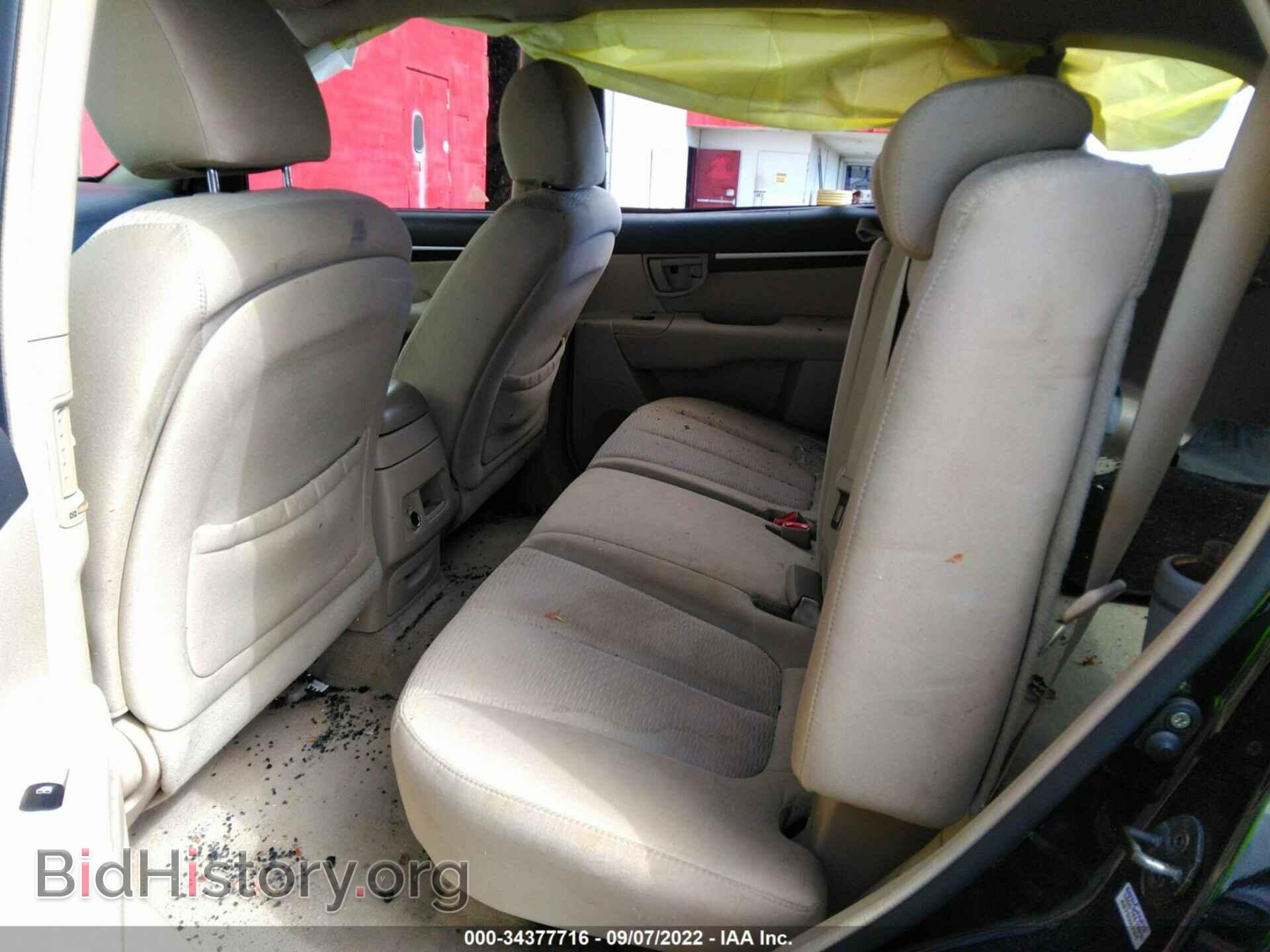 2007 HYUNDAI SANTA FE - VIN: 5NMSG73DX7H012159 - Фото 8