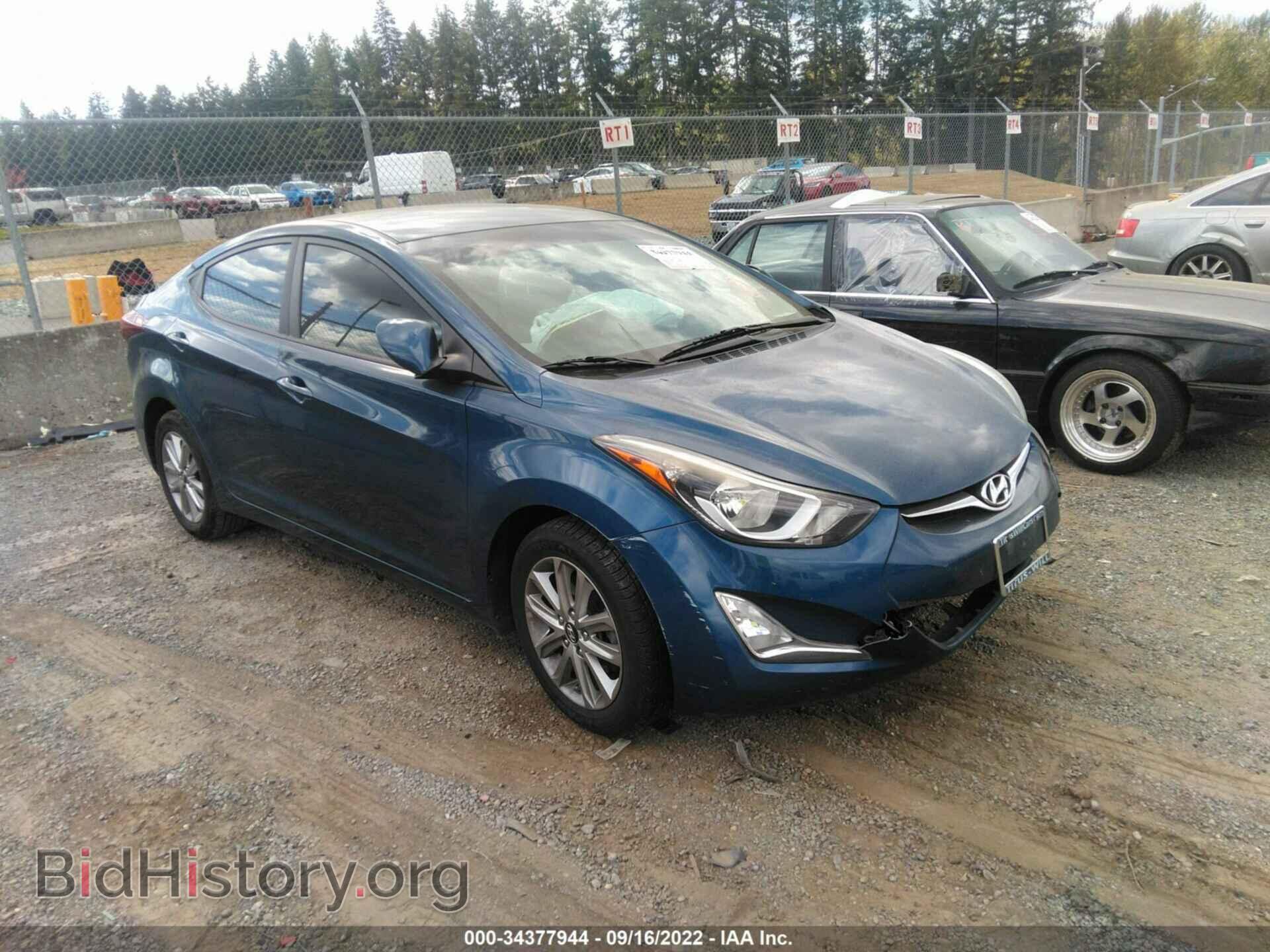 Photo KMHDH4AE6EU048710 - HYUNDAI ELANTRA 2014