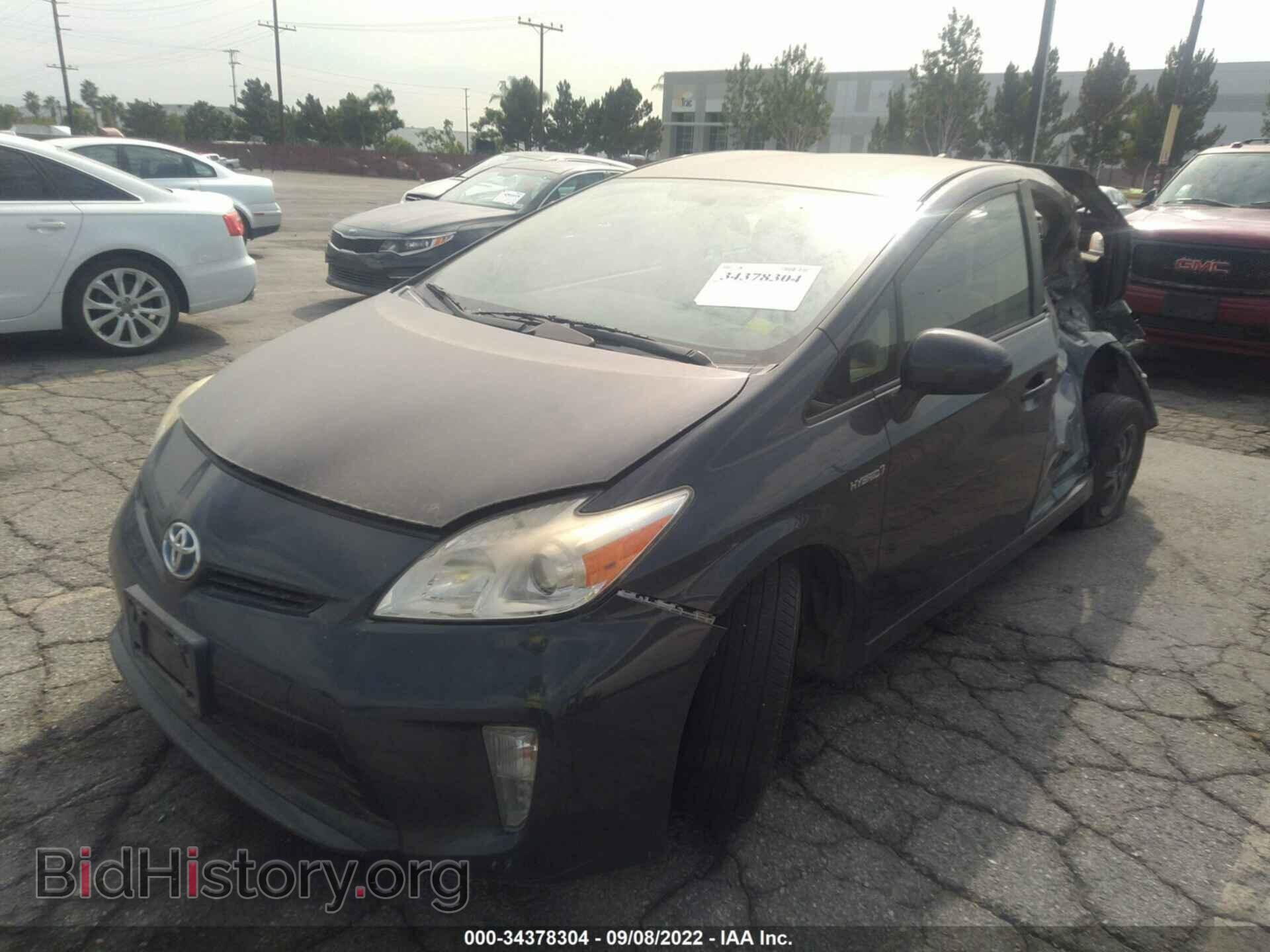 2014 TOYOTA PRIUS - VIN: JTDKN3DU4E0384980 - Фото 2