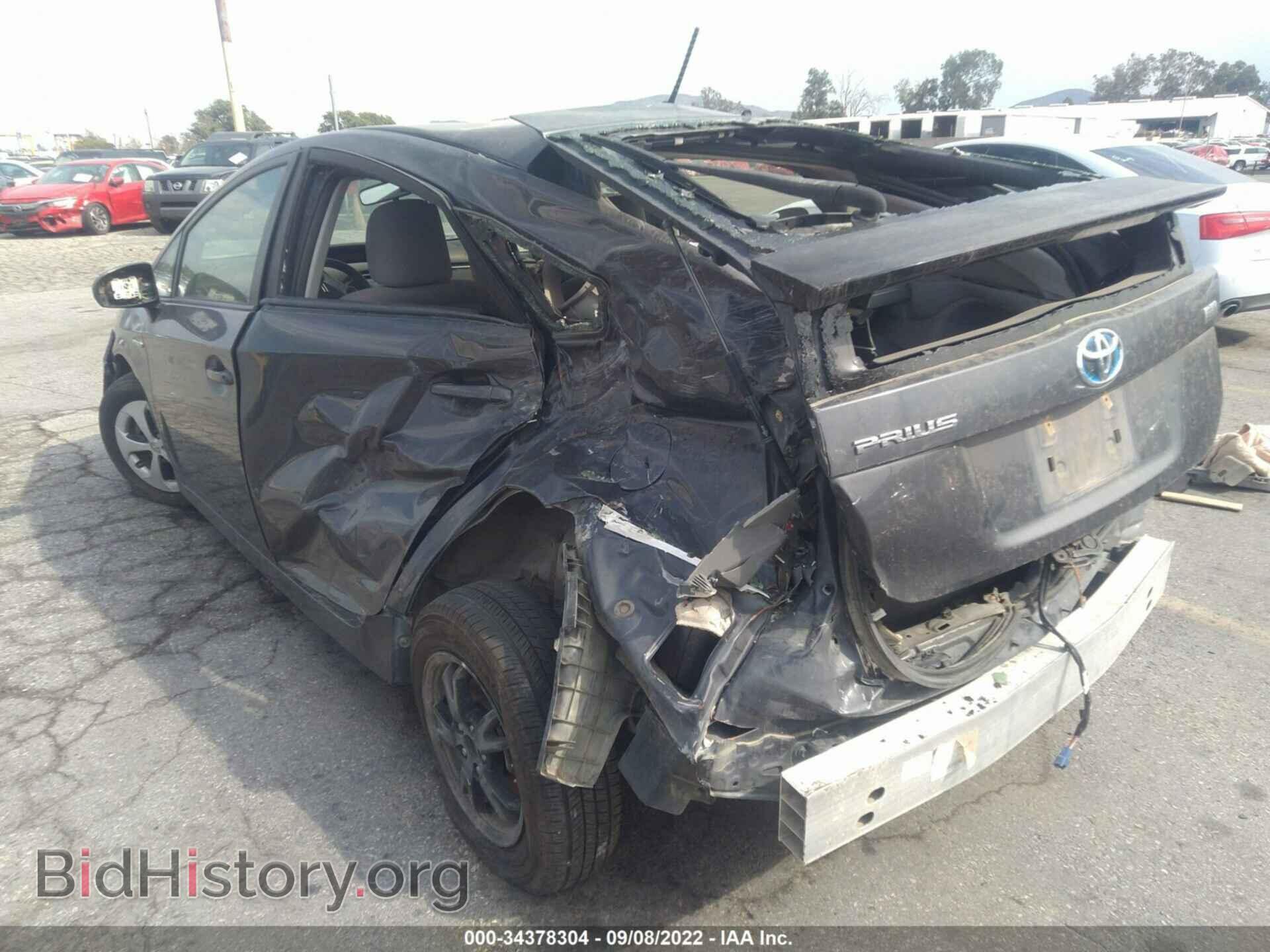 2014 TOYOTA PRIUS - VIN: JTDKN3DU4E0384980 - Фото 3