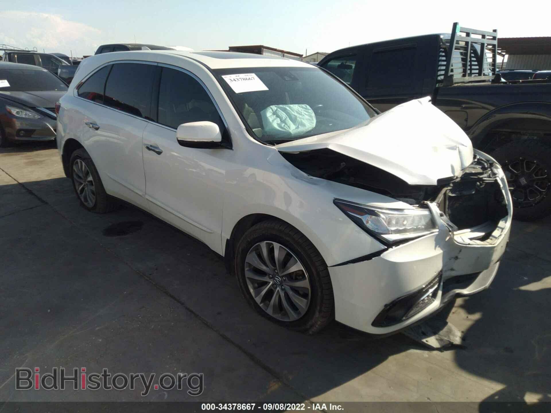 Photo 5FRYD4H45EB027367 - ACURA MDX 2014