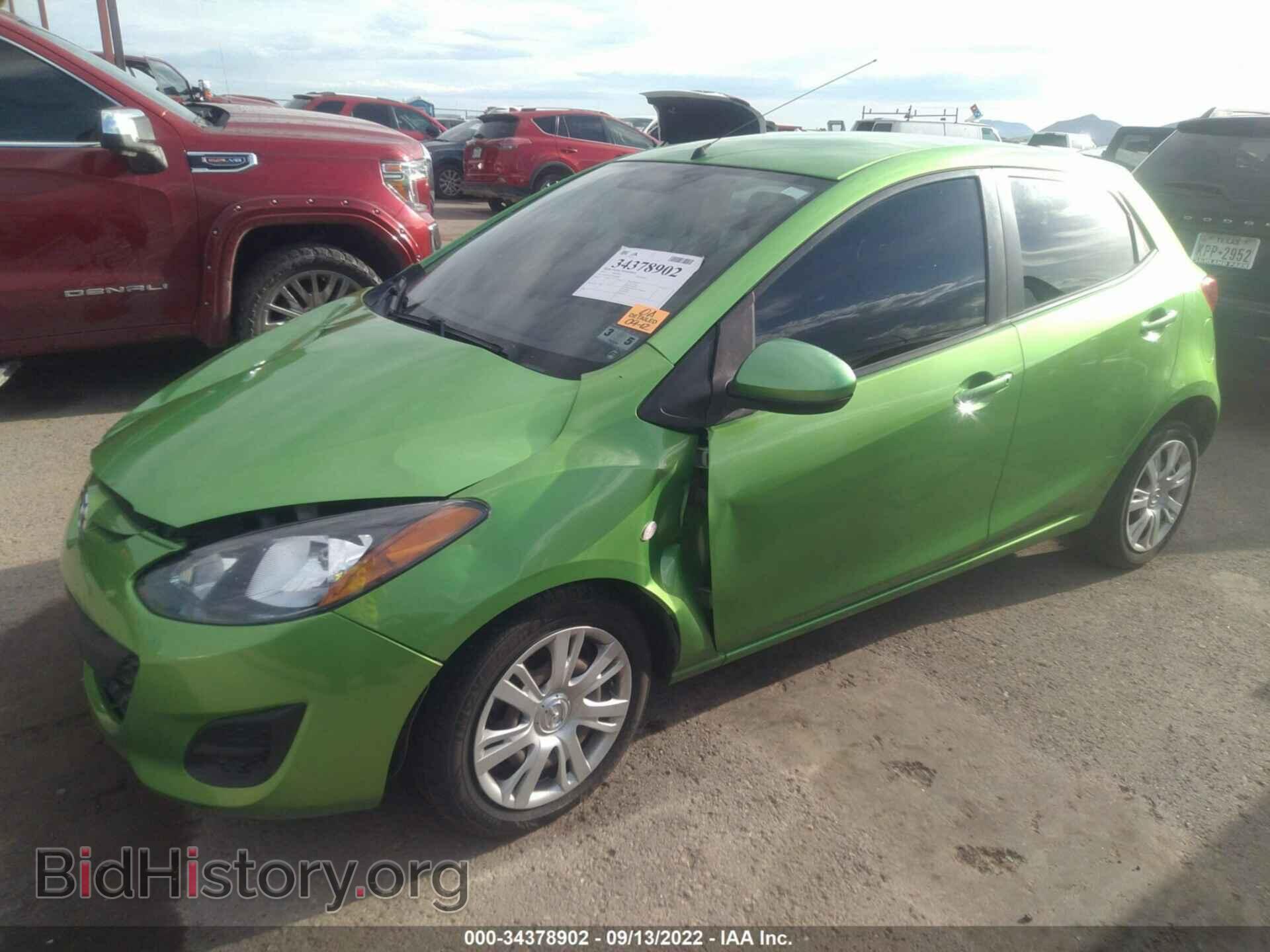 2013 MAZDA MAZDA2 - VIN: JM1DE1KY7D0164668 - Фото 2