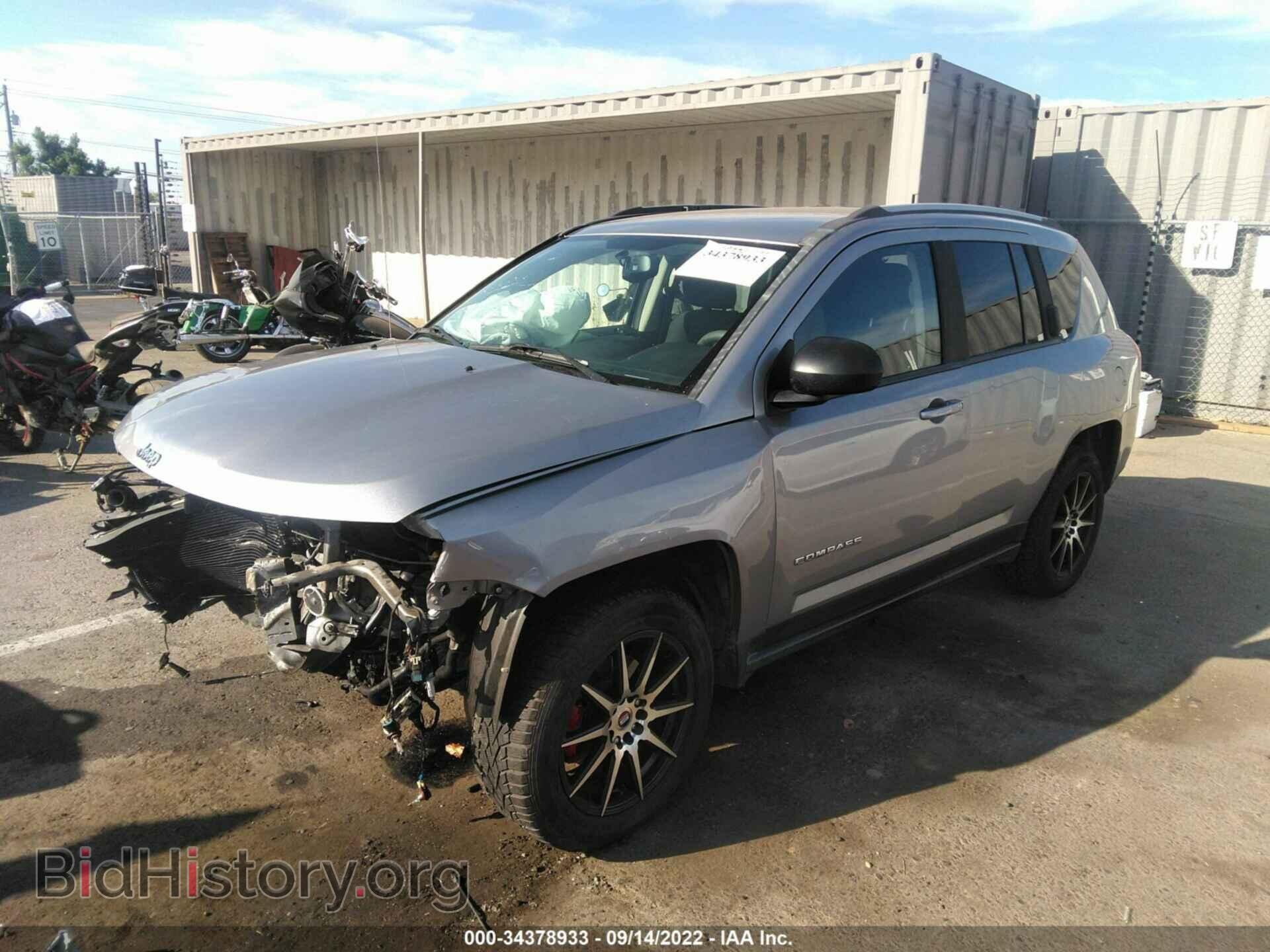 2016 JEEP COMPASS - VIN: 1C4NJCBA6GD560411 - Фото 2