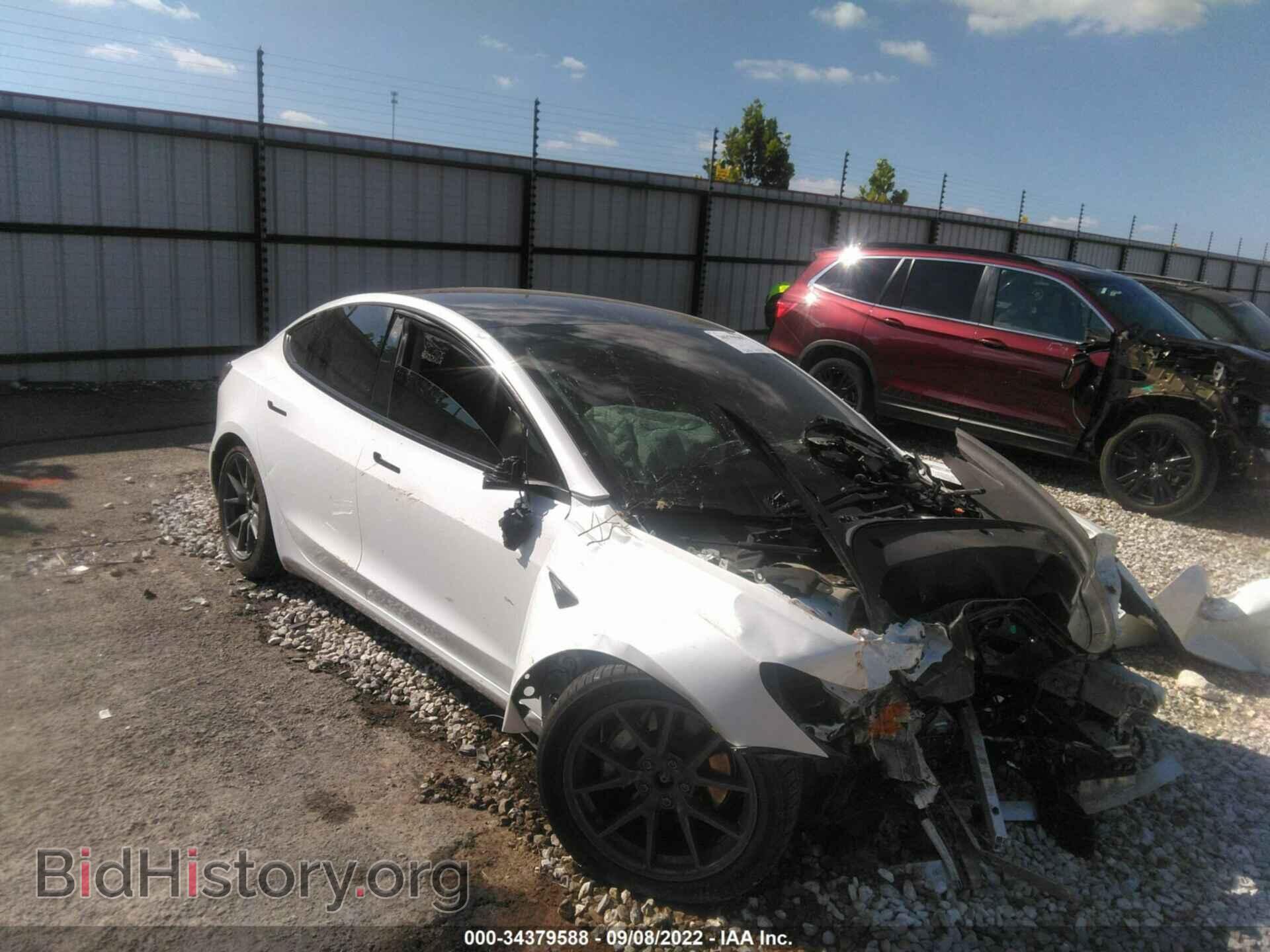 Photo 5YJ3E1EB4MF069280 - TESLA MODEL 3 2021