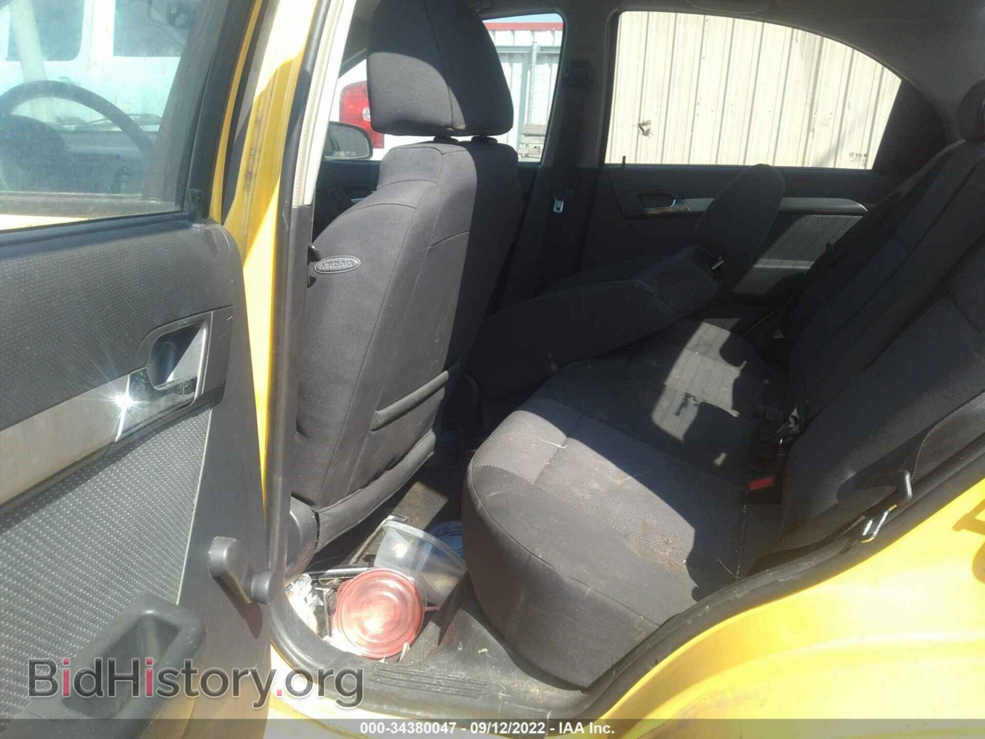 2010 CHEVROLET AVEO - VIN: KL1TD5DE7AB113722 - Фото 8