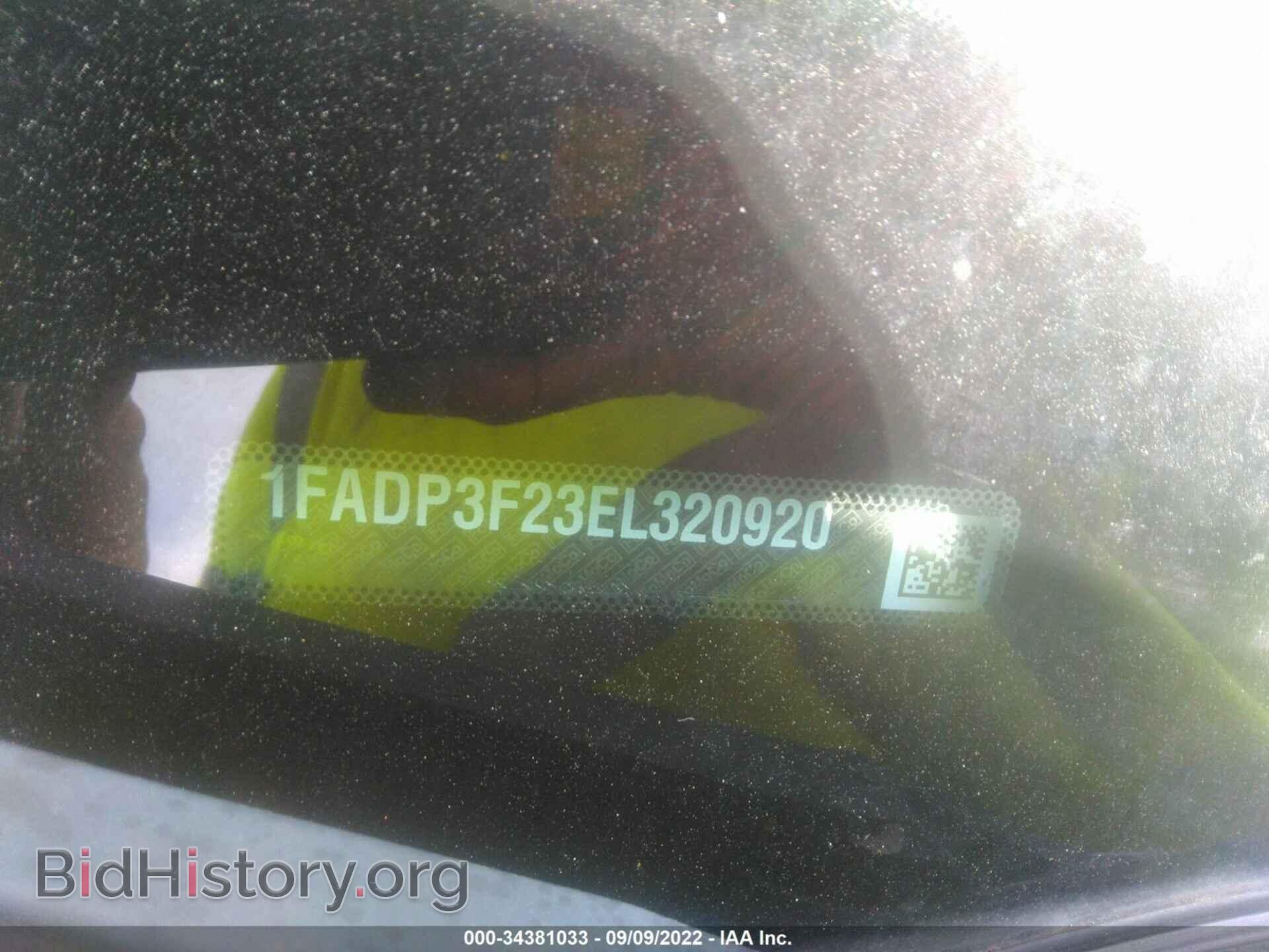 2014 FORD FOCUS - VIN: 1FADP3F23EL320920 - Фото 9