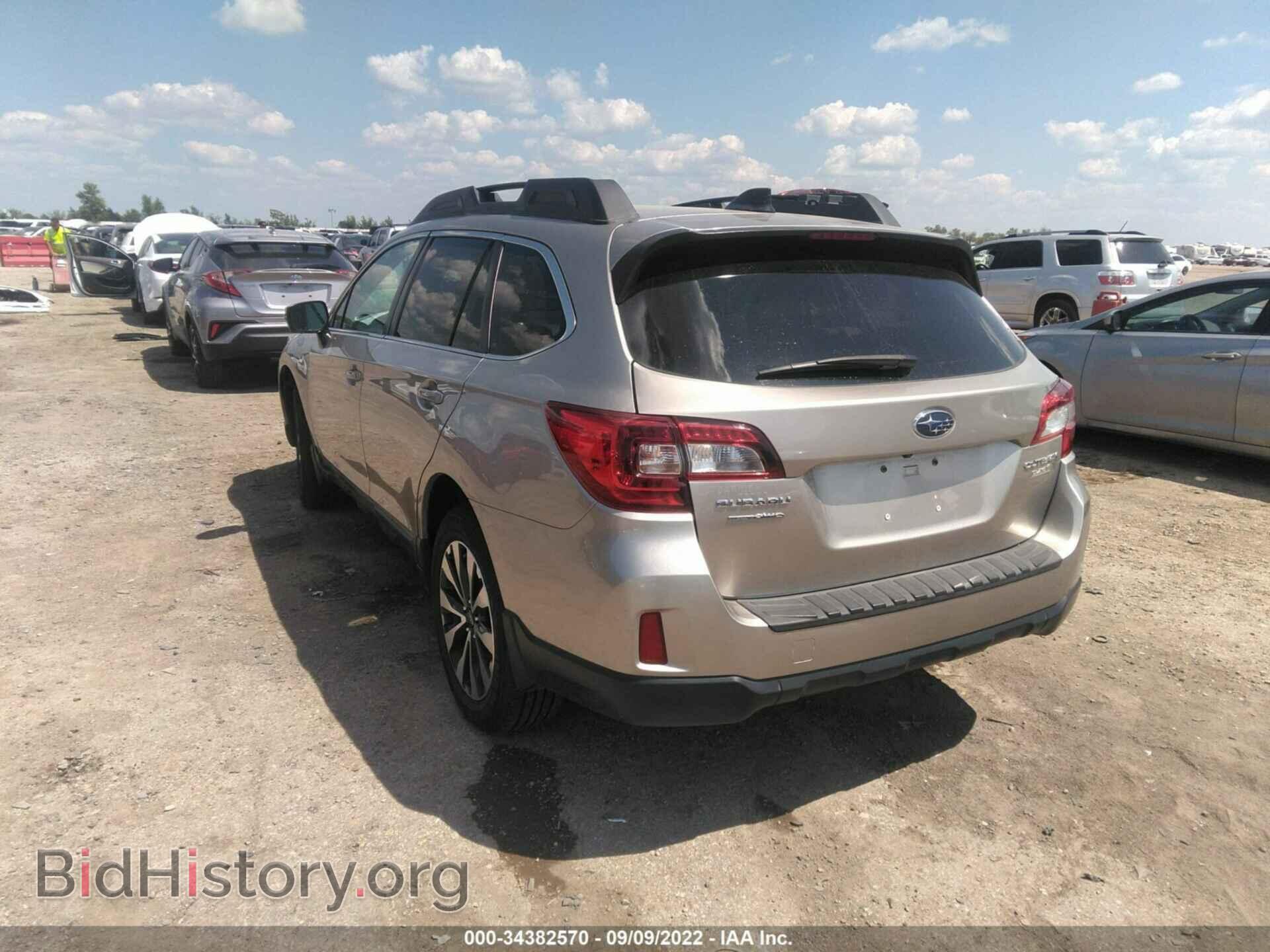 2016 SUBARU OUTBACK - VIN: 4S4BSANC0G3314683 - Фото 3
