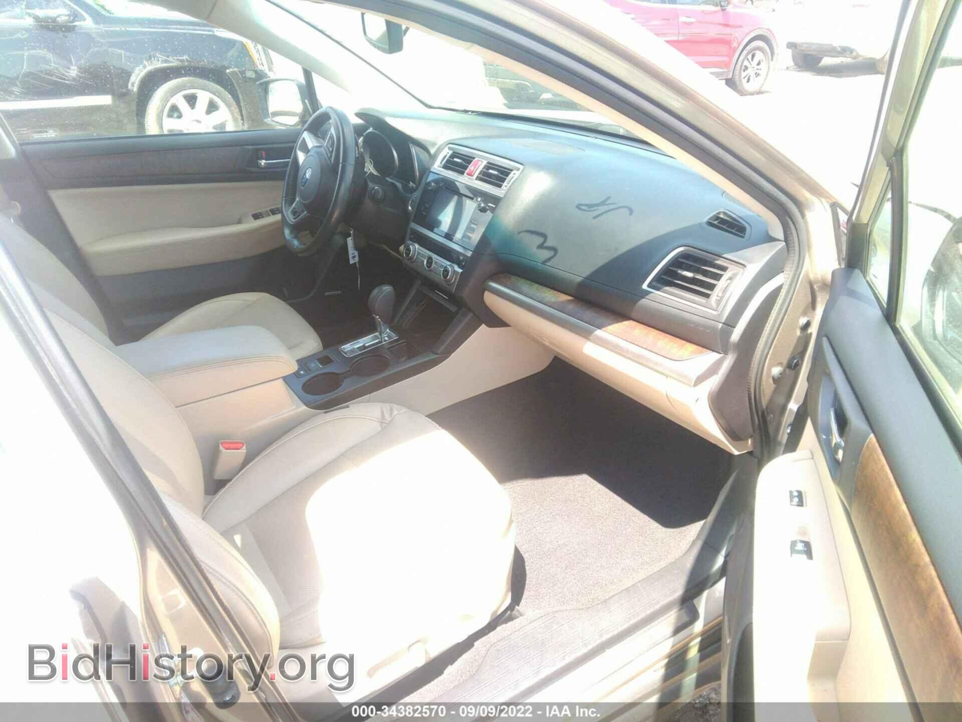 2016 SUBARU OUTBACK - VIN: 4S4BSANC0G3314683 - Фото 5